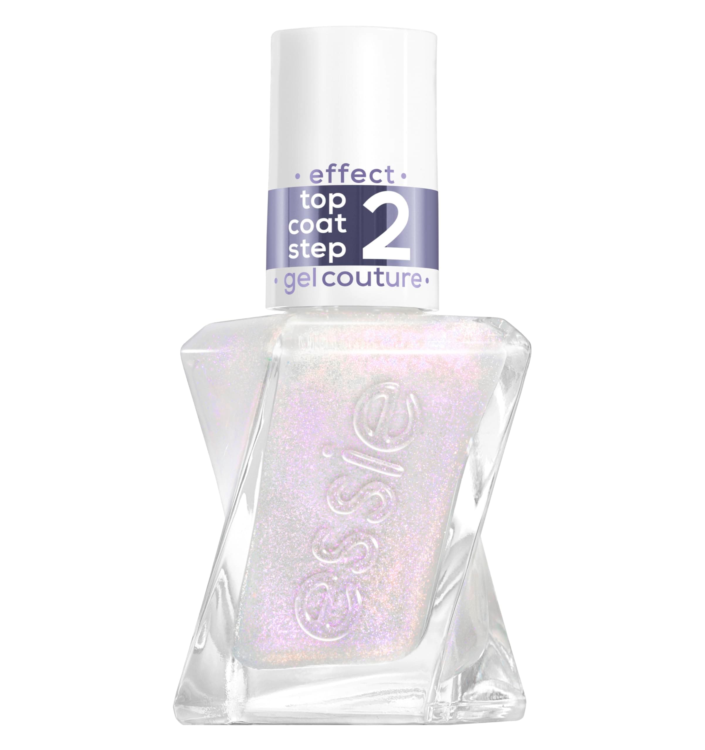 Gel by Essie Überlack, langanhaltender Nagellack Top Coat, Professionelle Nagellackfarbe mit Gel-Glanz-Finish & bis zu 15 Tage Halt, 563 Blushed Metal, 13,5 ml