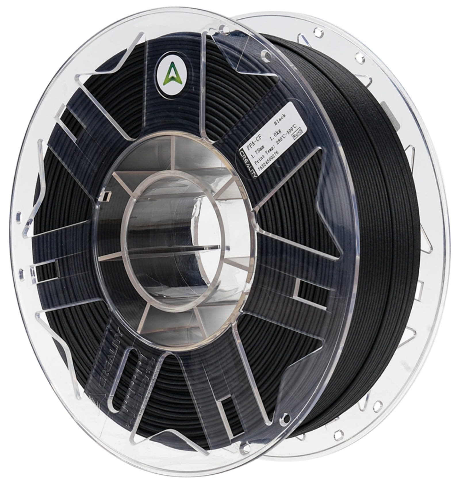Creality PPA-CF Filament 1,75 mm pour Imprimante 3D, 1 kg (2,2 lb), Nylon Haute Performance avec 15% de Fibre de Carbone pour Pièces Automobiles et Industrielles pour K1C K1 Max K2 Plus Combo (Noir)