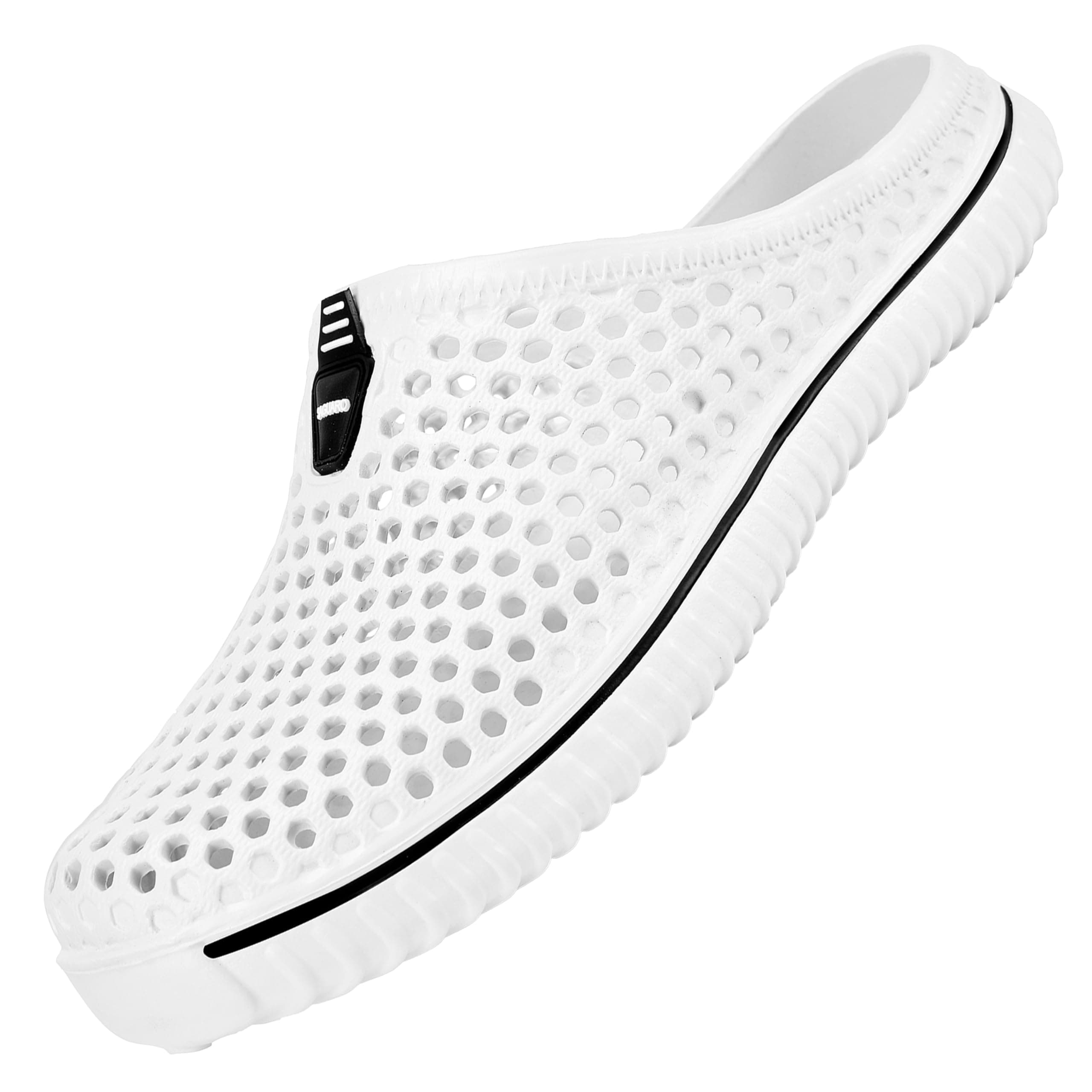 SAGUARO Clogs Hausschuhe Herren Damen Sommer Hohl Latschen Atmungsaktiv Gartenschuhe Badeschuhe Strand Pantoffeln Aqua Slippers Gr.36-45