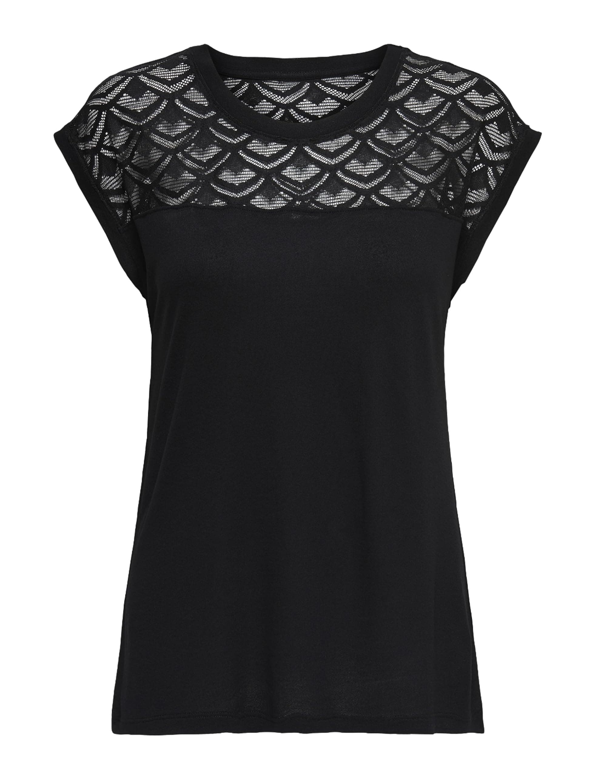 ONLY Damen Onlnicole Life S/S Mix Top Noos JRS T-Shirt