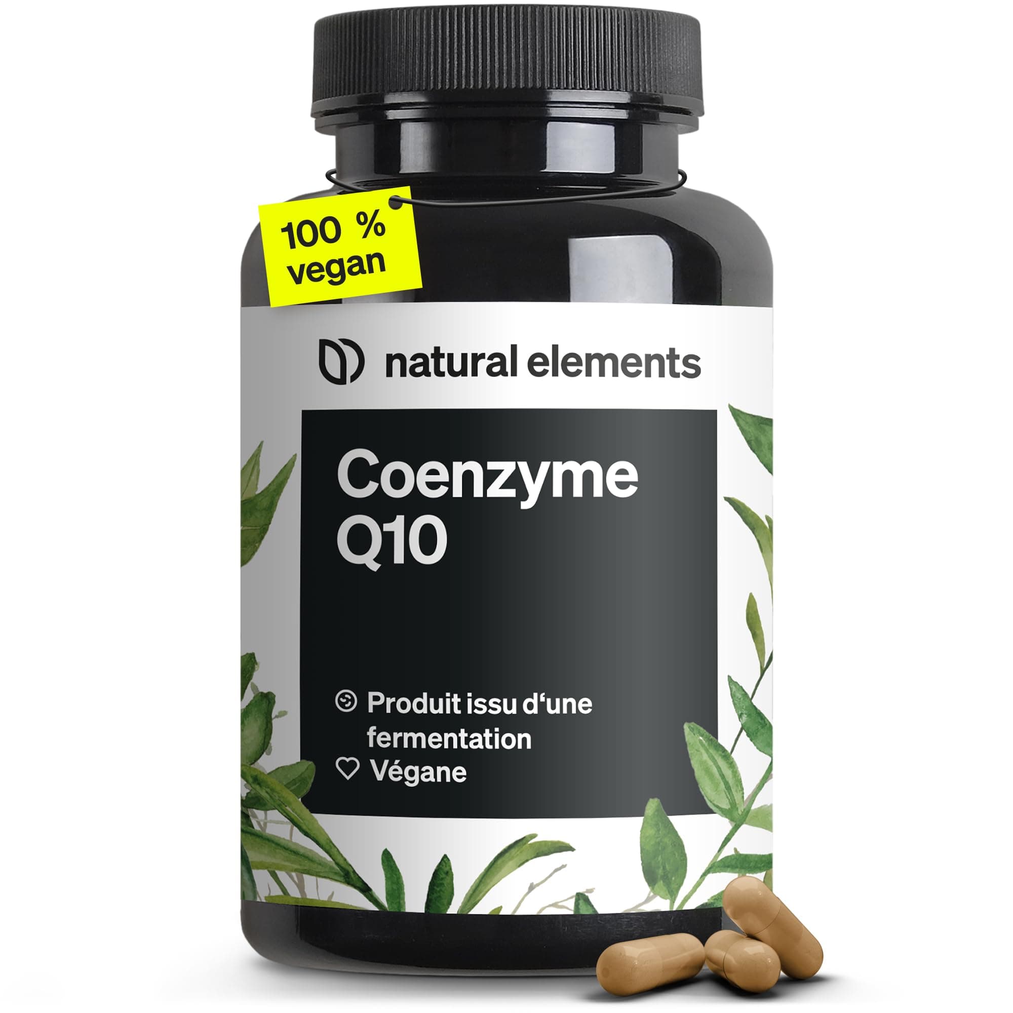 Coenzyme Q10 – 200 mg par gélule – 120 gélules véganes – couverture de 4 mois – Q10 premium issu de la fermentation de maïs – hautement dosé, fabriqué et contrôlé en laboratoire en Allemagne