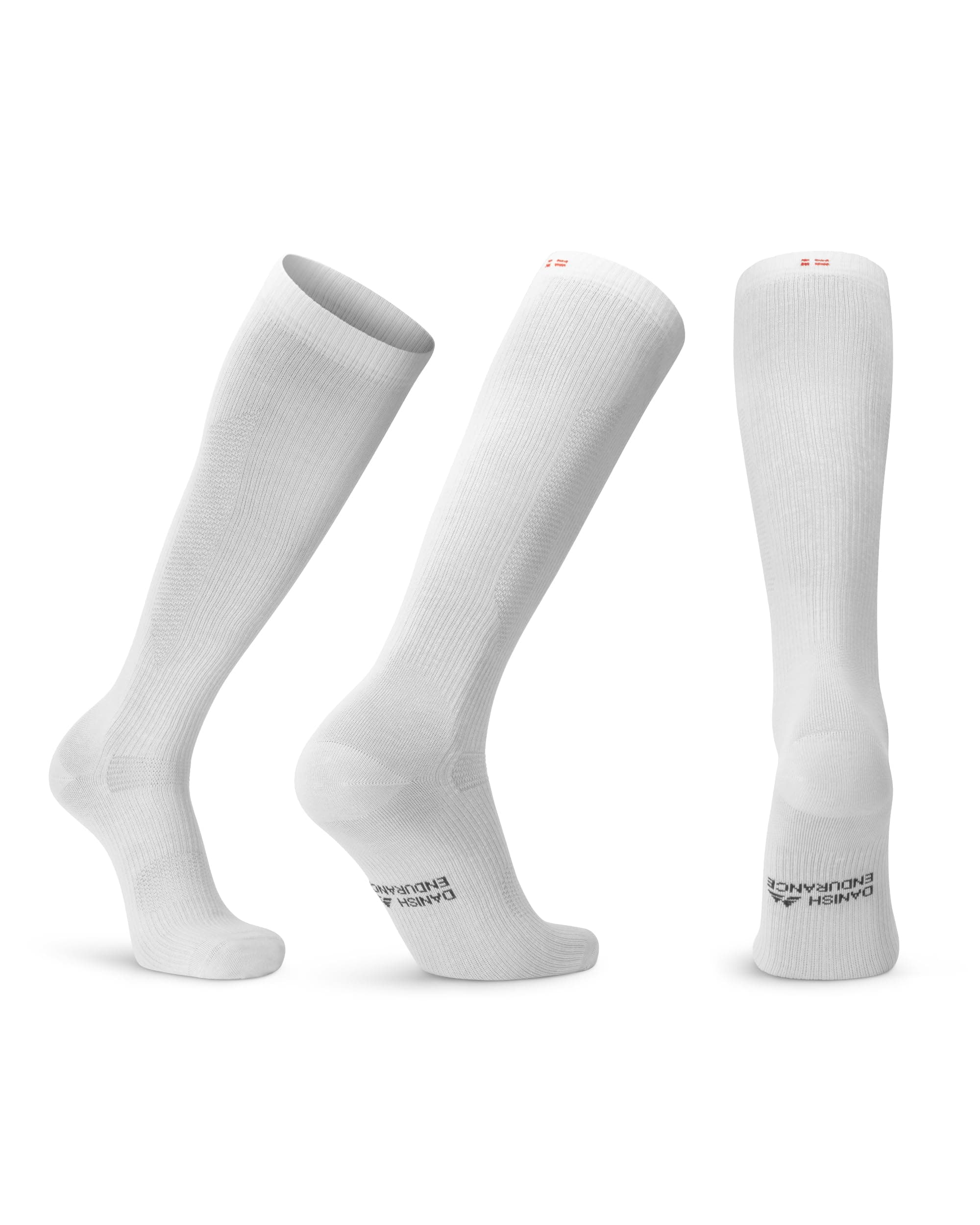 DANISH ENDURANCE Medizinische Kompressionsstrümpfe aus Bio-Baumwolle, 14-18 mmHg, Stützstrümpfe, Kompressionssocken, Thrombosestrümpfe Flug, Schwangerschaft, Laufen, Damen & Herren, 1 oder 3 Paar