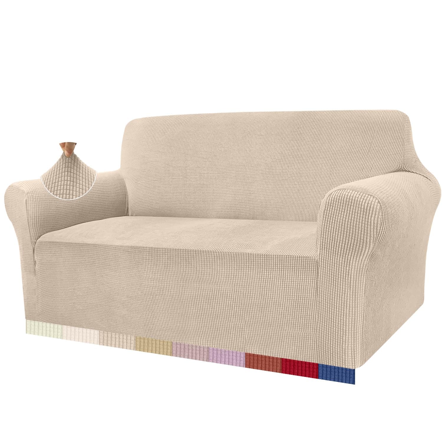 Granbest - Copridivano altamente elasticizzato, moderno, jacquard, per soggiorno, funge da protezione per cani e animali domestici