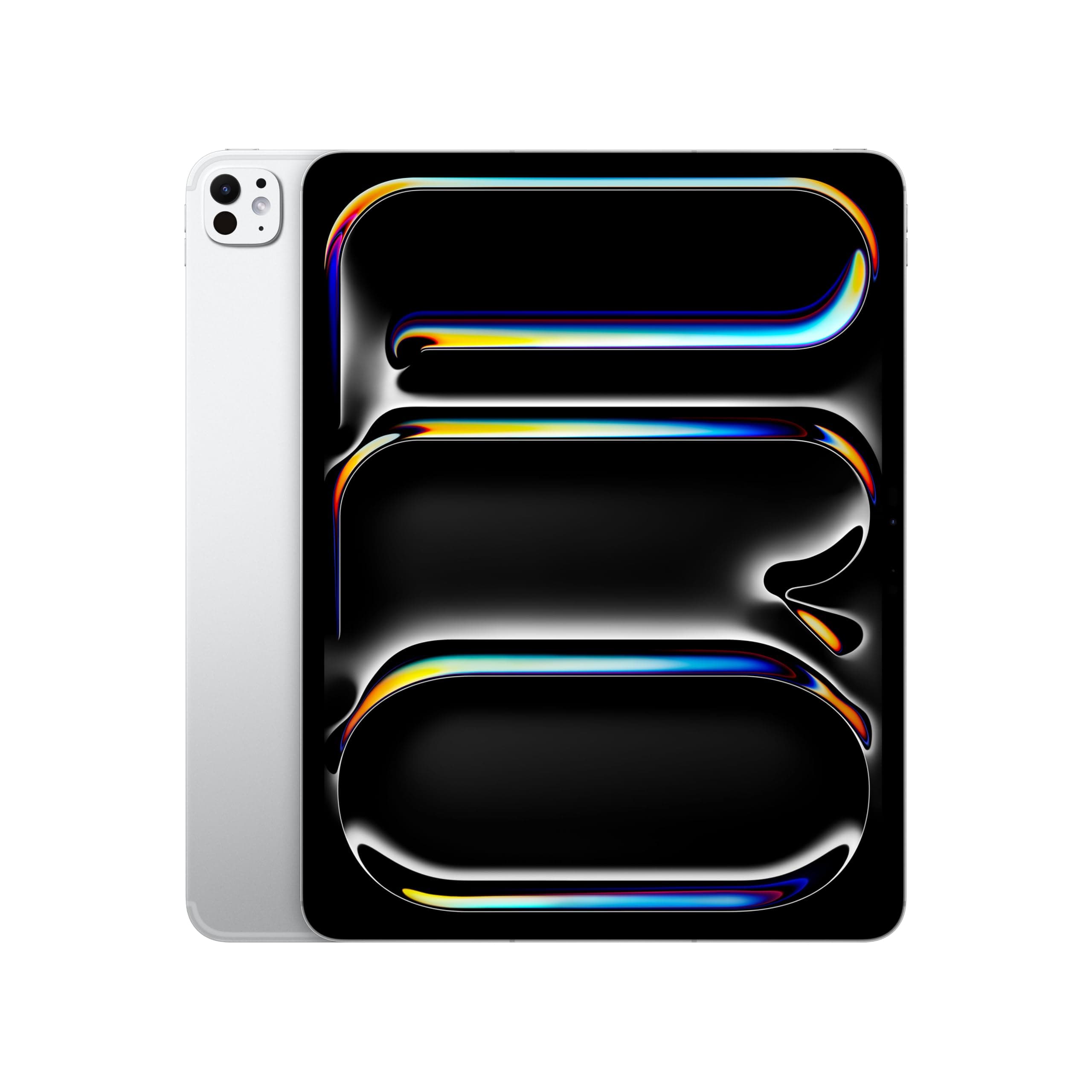 Apple iPad Pro de 13 Pulgadas (M4): Ultra Retina XDR, 512 GB, cámara Frontal de 12 Mpx en Horizontal y Trasera de 12 Mpx, Wi-Fi 6E y 5G, Face ID, autonomía de Sol a Sol, Vidrio estándar - Plata