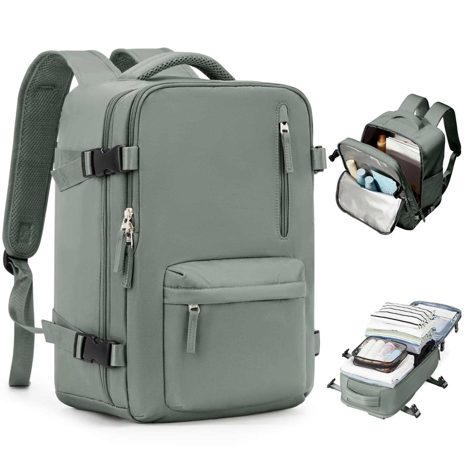 SZLX Mochila al Vacio con Bomba Equipaje de Mano 40x30x20 Ryanair Vueling Wizzair Easyjet Mochila Viaje Cabina Avion 40x20x25 Ryanair Mujer Mochila de transporte Impermeable para Computadora Portátil