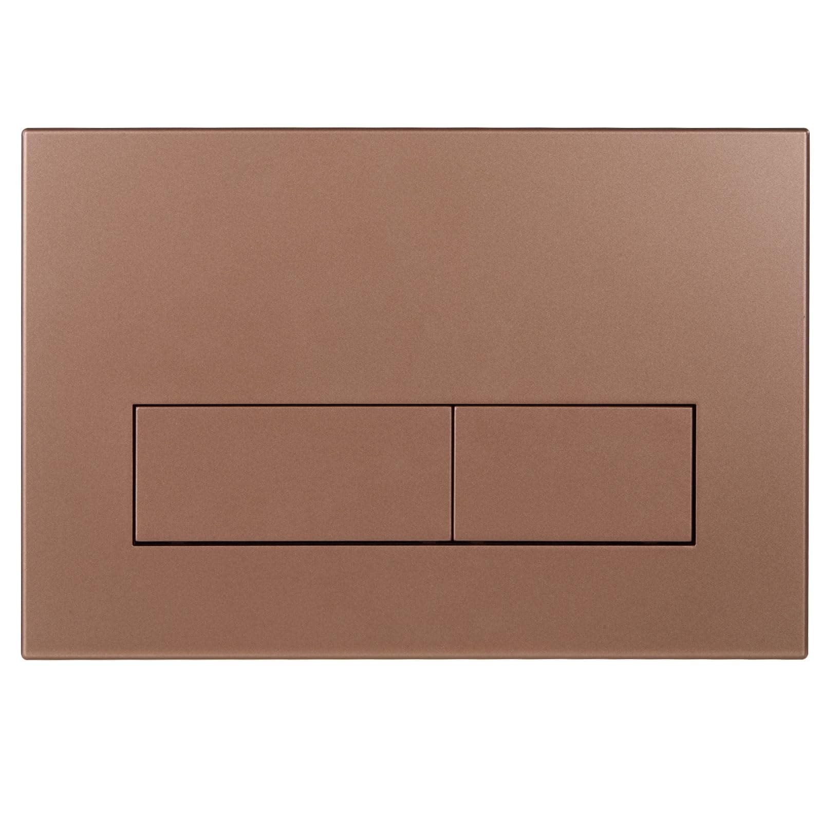 Mendorio Placca di Comando WC, Compatibile con Geberit Sigma, UP300 e UP320, Piastra Doppio Scarico, Dimensioni 246×164 mm, Completa di Set di Leve di Scarico e Telaio di Montaggio,Opaco(Bronzo)