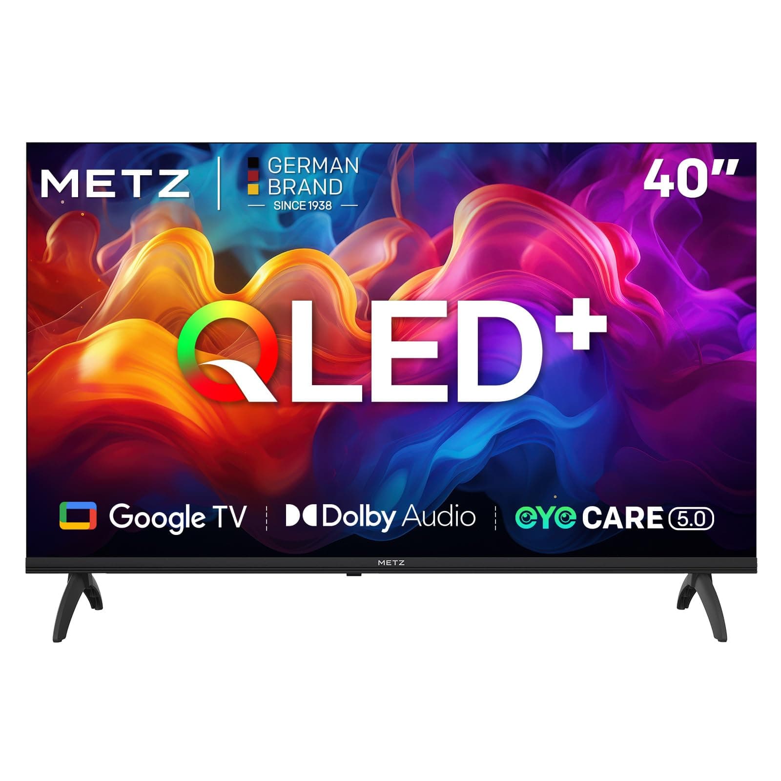 Metz TV 40 Pulgadas Smart TV, 40MQF7000Z, QLED, Smart TV 40 Pulgadas, HDR10, Dolby Audio, Bluetooth 5.1, Negro (DVB-T/T2/S/S2/C ATV, Ci+) 2025