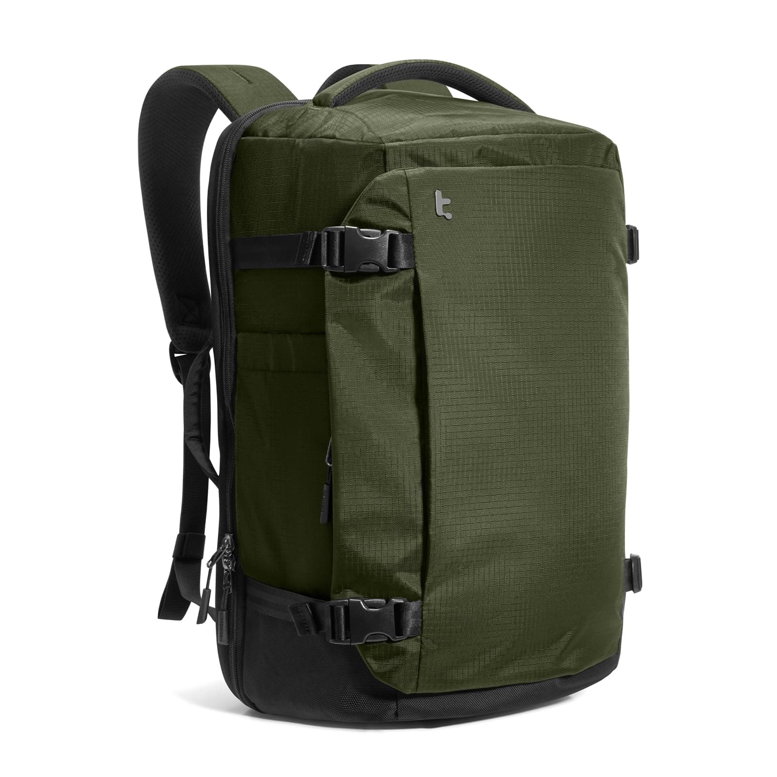 tomtoc Mochila de Viaje 40L, Mochila Viaje Cabina Avion TSA, Mochila Equipaje de Mano Impermeable, Business Travel Backpack Ligera para Portátil 17,3" Hombre Mujer, Grande Weekender Travel Backpack