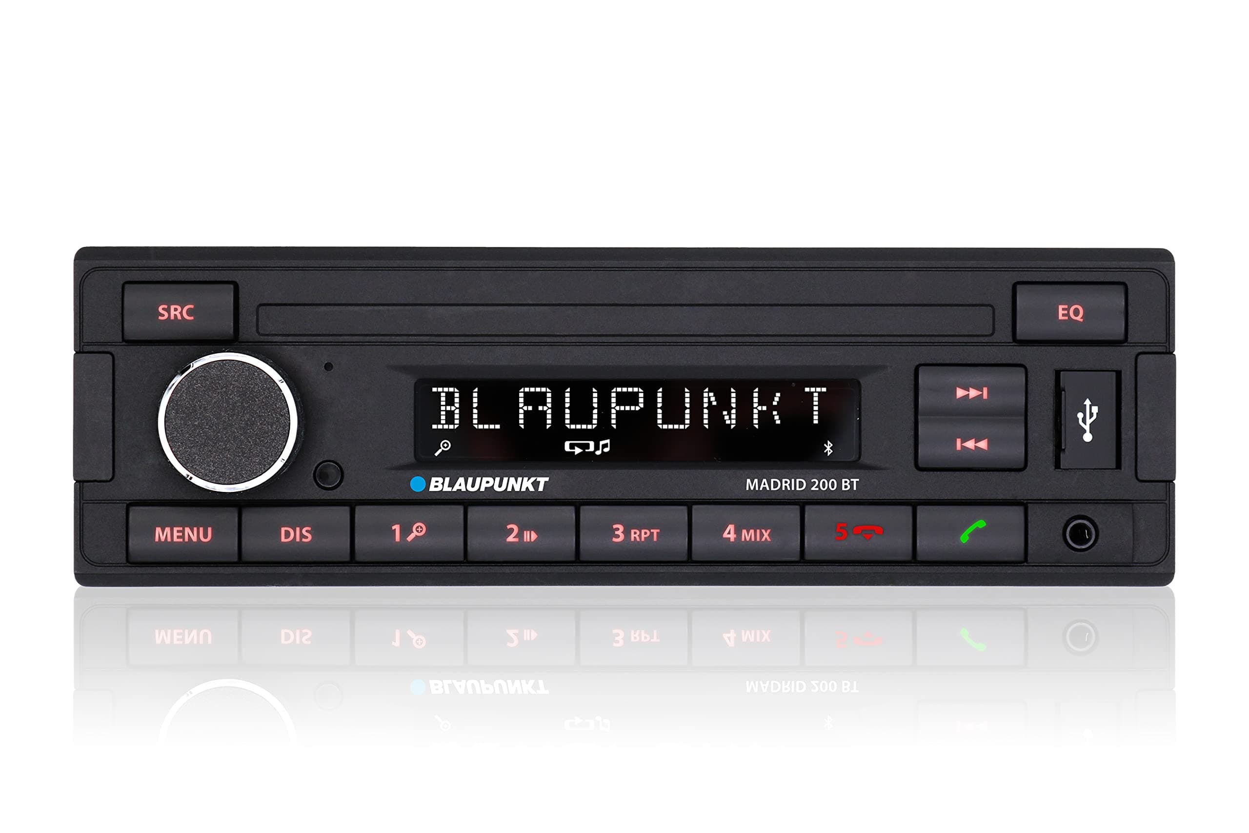 Blaupunkt Autorradio Madrid 200BT, USB, MP3, RDS