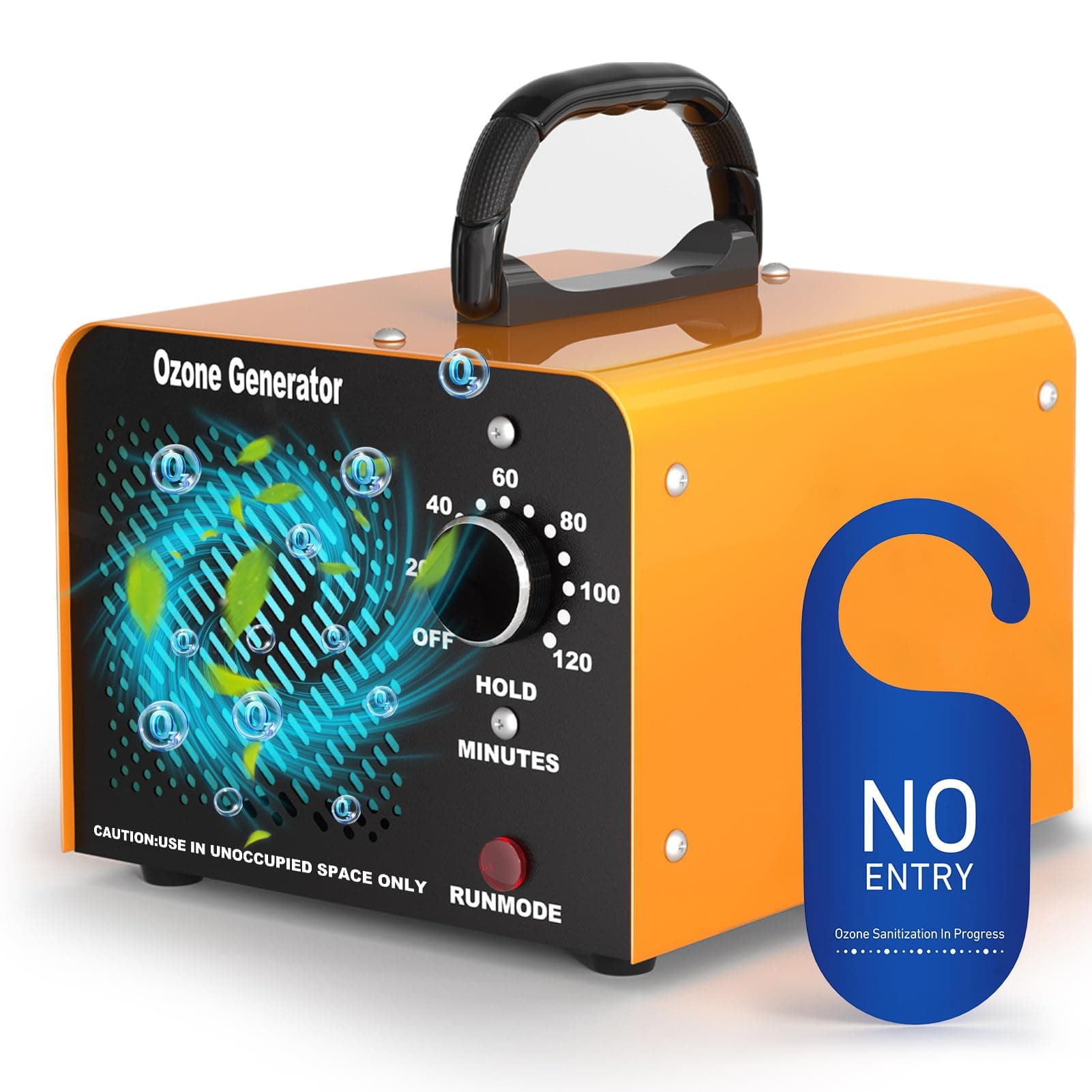 Generatore di Ozono 30000 mg/h, Fwiull Ozonizzatore Portatile per Abitazioni e Auto, Purificatore d'aria all'Ozono O3, Ozonizzatore Industriale 300㎡ per Odori di Animali Domestici e Cucina, Hotel