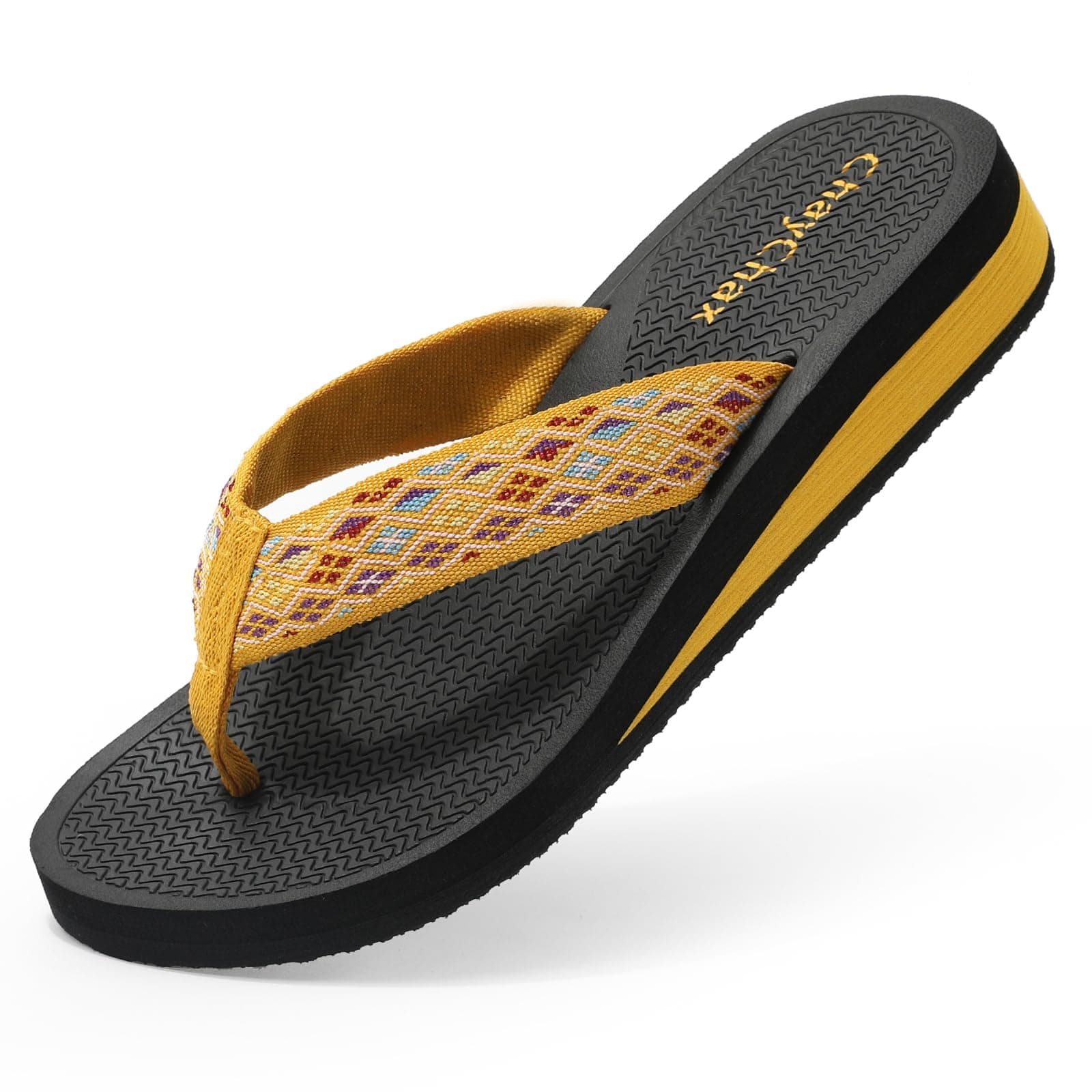 ChayChax Infradito Donna Zeppa Sandali da Spiaggia Leggero Ciabatte Estive Pantofole all’Aperto Antiscivolo