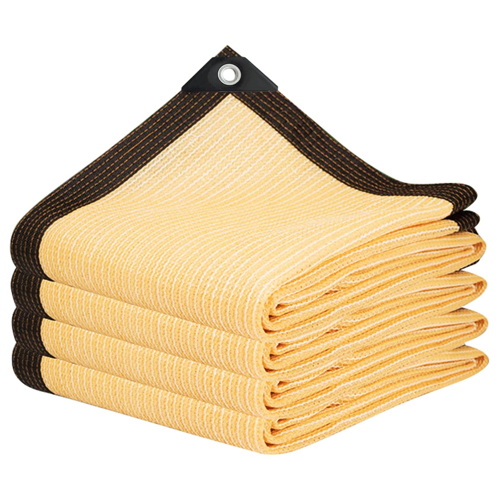 Tela de sombreo, Red de protección Solar para jardín, 4 x 6 m, con Ojales, para toldo de terraza, protección Solar para recintos al Aire Libre, roedores, Red de Sombra Exterior