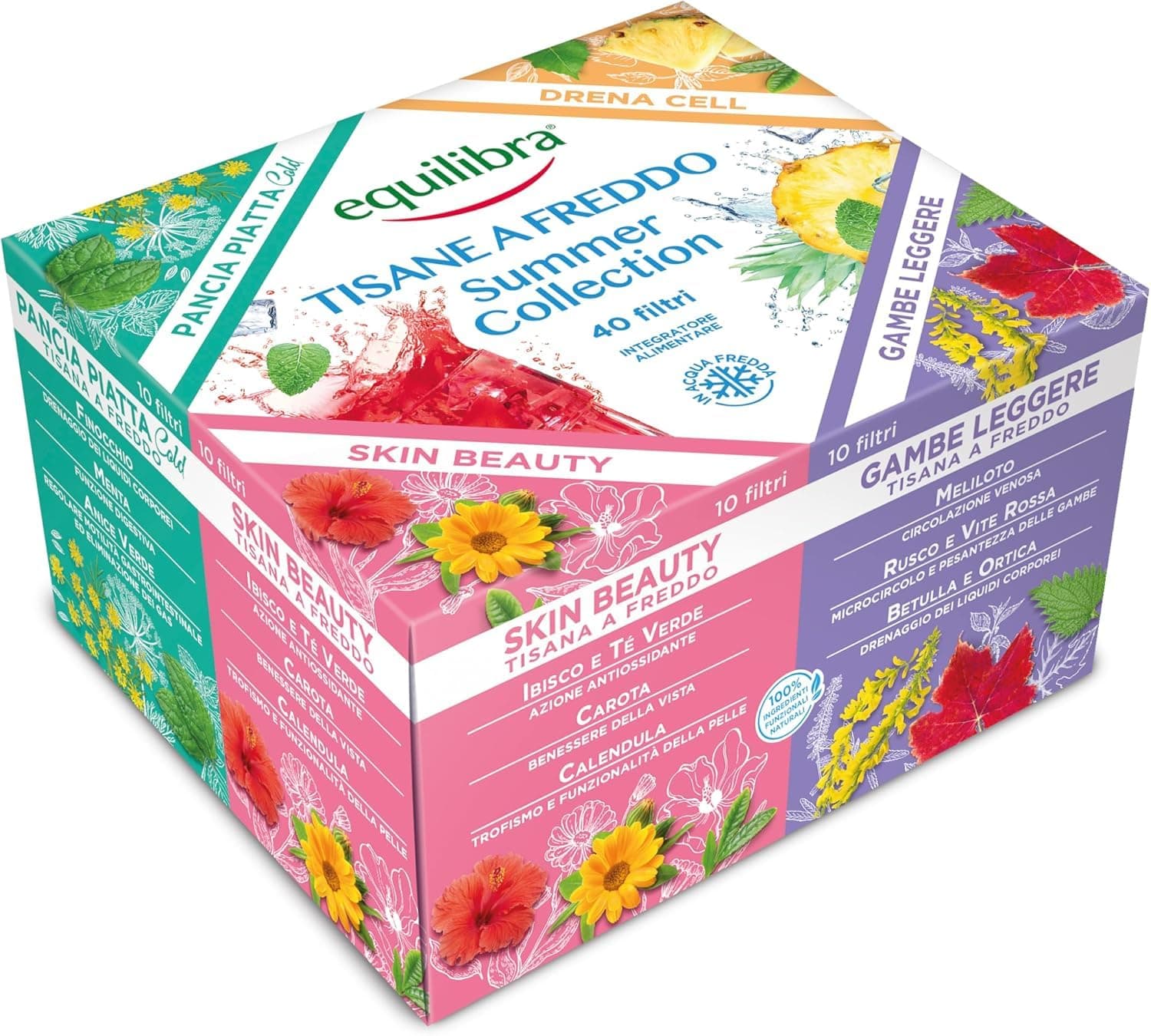 equilibra Tisane a Freddo Summer Collection 40 x 2 g