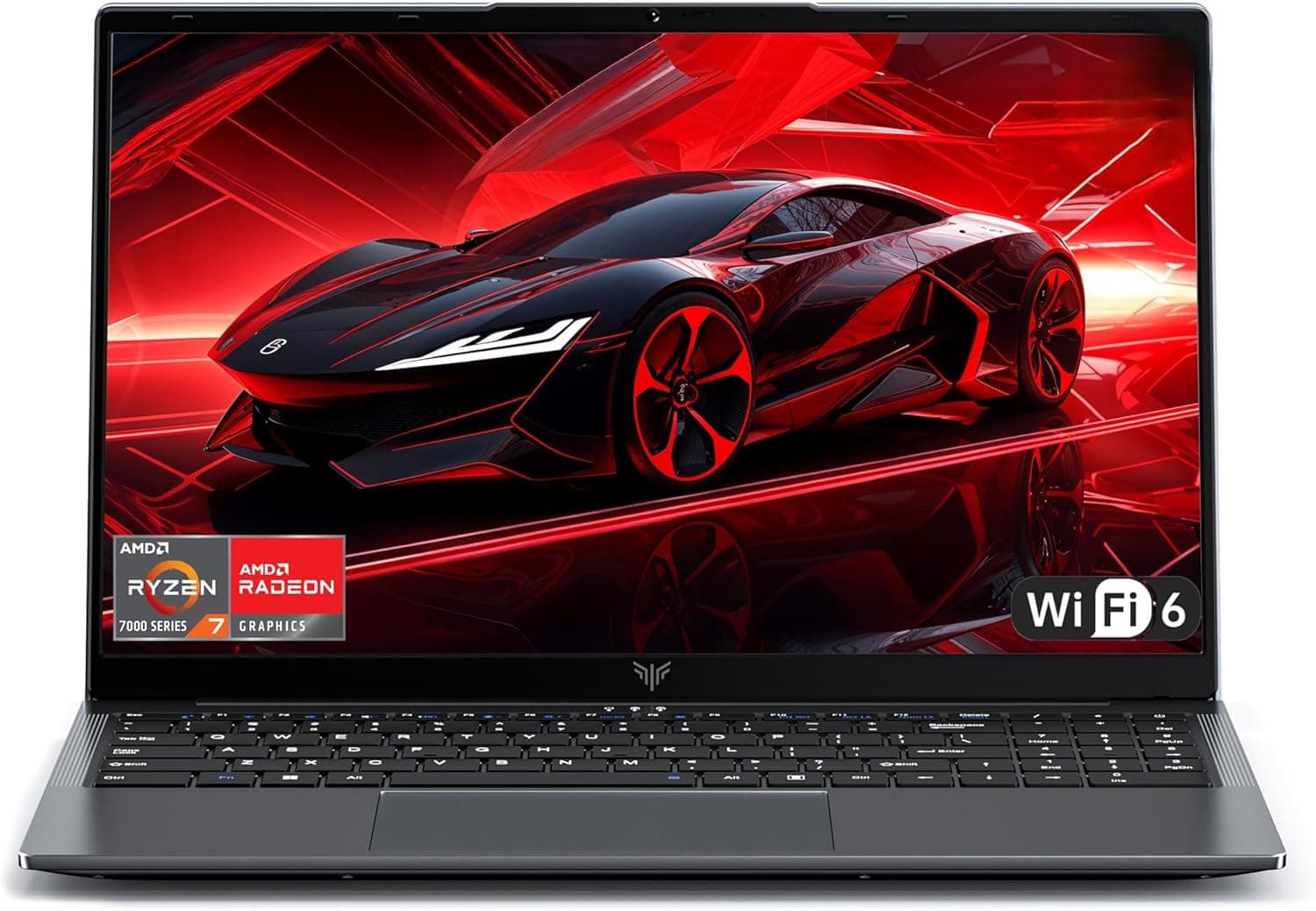 ACEMAGIC 15.6" 2026 Ordinateurs Portables Ryzen 7 7730U Huit-Core (8C/16T,4,5 GHz) Radeon Vega 8,PC Portable 16 Go RAM DDR4*2,512Go SSD,WiFi 6,BT5.2,HDMI,Type C,Cache Caméra,Gris