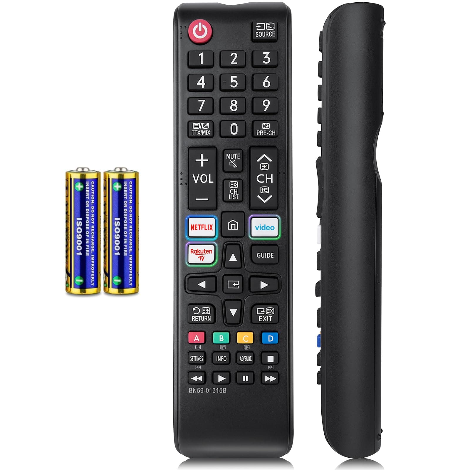 per Telecomando-Samsung-Smart-TV, Universale per Telecomando TV Samsung Originale, per BN59-01315B, Con Batterie