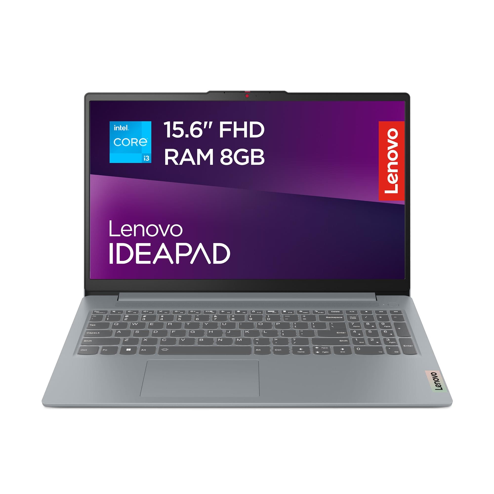 Lenovo IdeaPad Slim 3 Notebook 15" FHD (1920x1080) Intel Core i3-1315U, RAM 8GB, 512GB SSD, Windows 11 Home, WiFi 6, Laptop per Casa, Ufficio, Studio