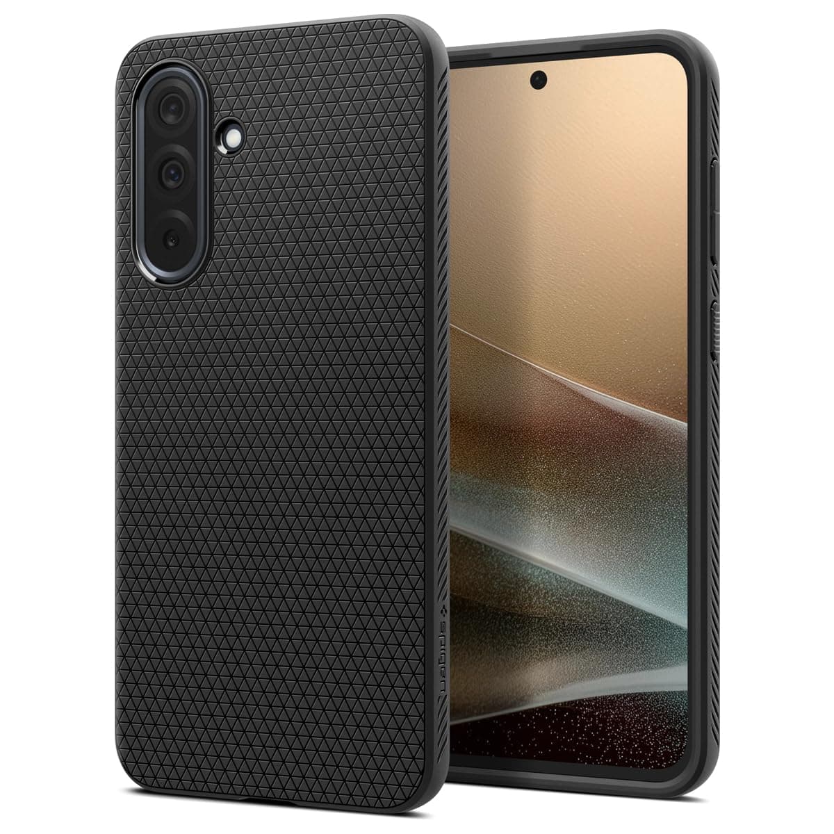 Spigen Liquid Air für Samsung Galaxy A36 5G Hülle [Anti Rutsch] Case Handyhülle mit Militärschutz und Kameraschutz Schutzhülle Cover -Matte Black