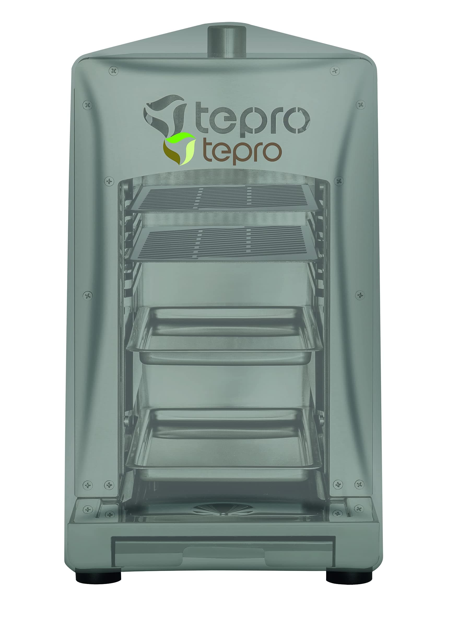 tepro Universal Abdeckhaube für Gas Grill / Steakgrill, Wetterfest, Wasserabweisend, Schutz vor der Sonneneinstrahlung, mit UV-Beschichtung, Maße ca. 28,5 x 58,5 x 39 cm, Anthrazit