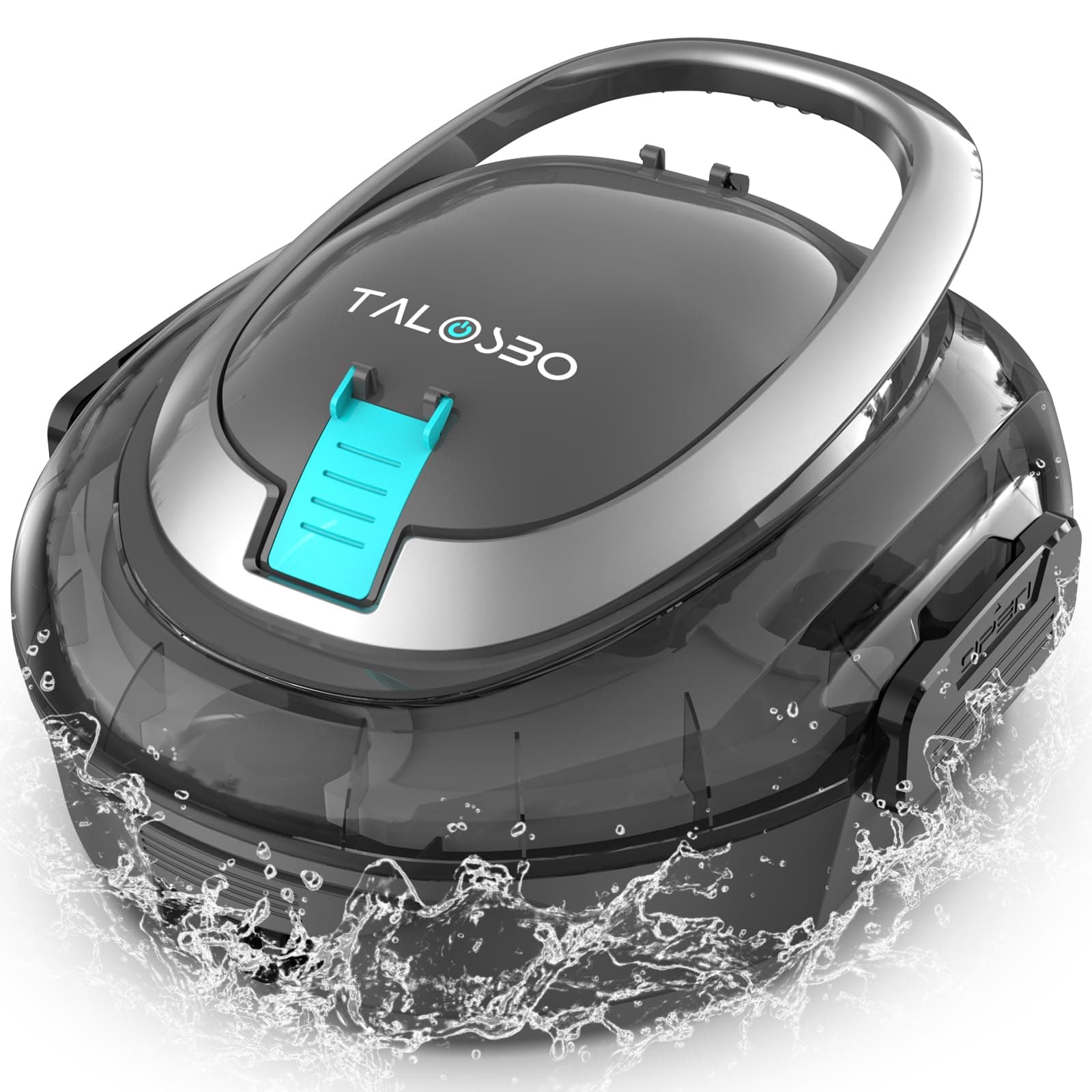 2026 TALOSBO S2 Robot Piscine à Double Filtration, Nettoyeur de Piscine à Double Moteur, Aspirateur Piscine sans Fil,Autonomie 90 Min,Fonction de Stationnement Automatique pour Piscines Hors Sol