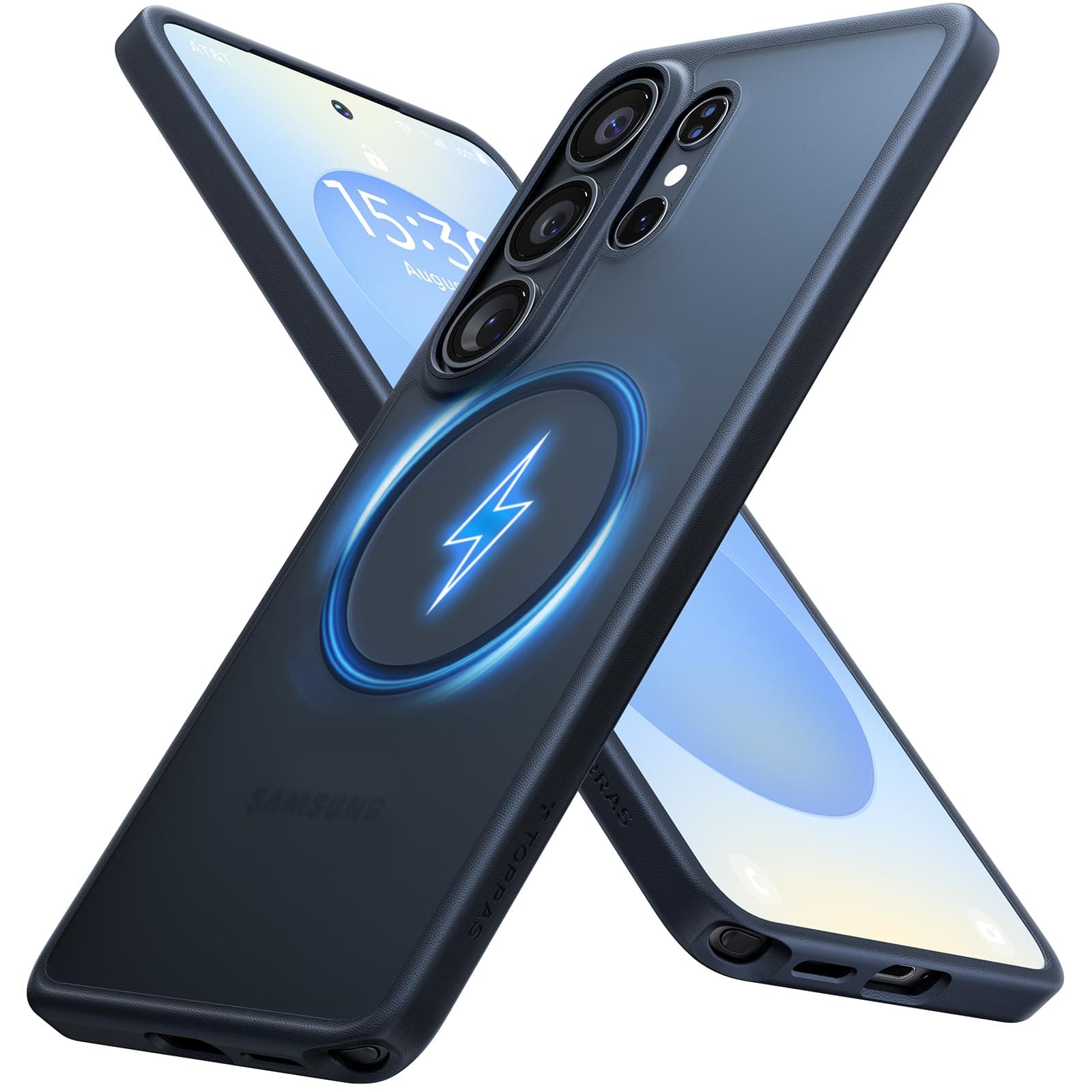 TORRAS für Samsung Galaxy S26 Ultra Hülle für MagSafe (Zertifizierter Militärstandard-Schutz & Starke Magnetkraft) Handyhülle Samsung S26 Ultra Hülle, stoßfestes und kratzfestes Case, Schwarz