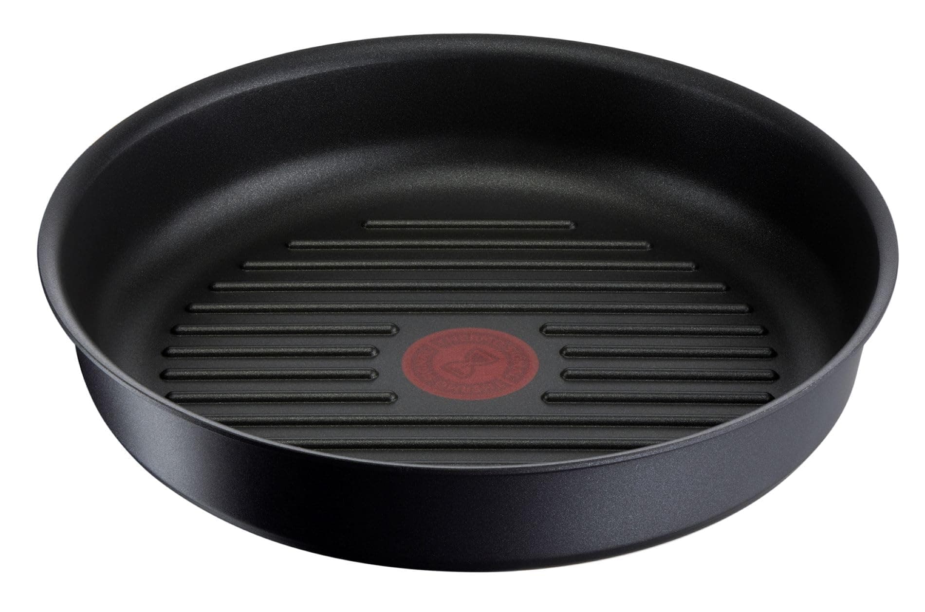 Tefal Ingenio Poêle grill 26 cm, Induction, Revêtement antiadhésif, Fonte d'aluminium, Empilable, Compatible lave-vaisselle, Eco Resist L8584004