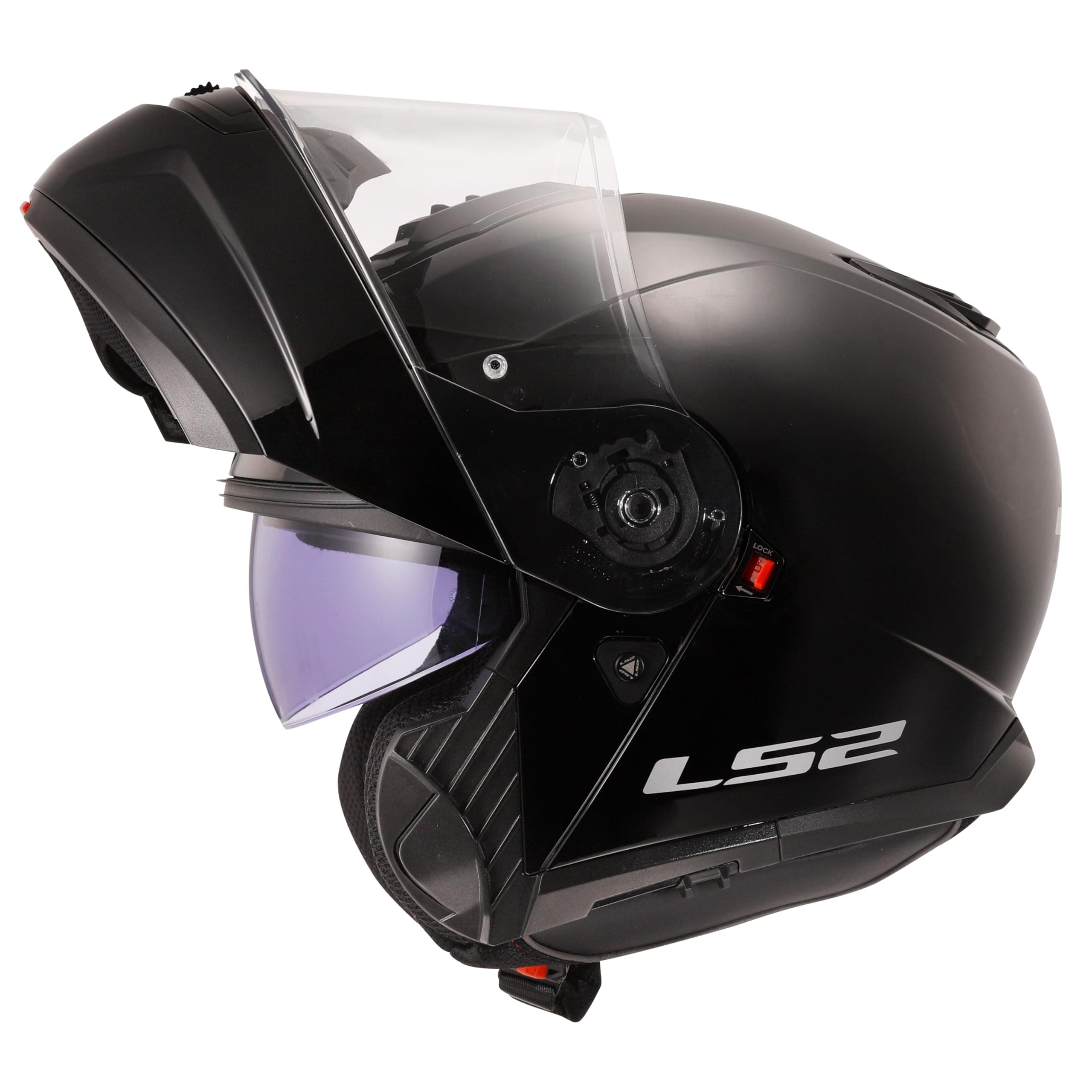 LS2, Casco Moto Modular Strobe II Matt Black, M