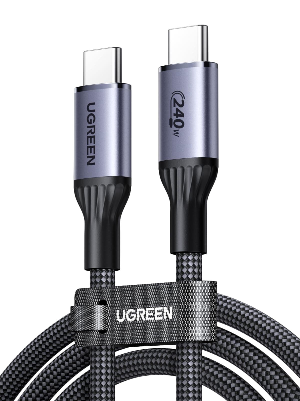 UGREEN USB C Kabel 240W Ladekabel USB-C PD 3.1 Schnellladekabel USB-IF zertifiziert, USB C auf USB C Kabel für iPhone 17/Air/16/15 Serie, MacBook Pro/Air, iPad Pro, Galaxy S25, Steam Deck usw （2M）