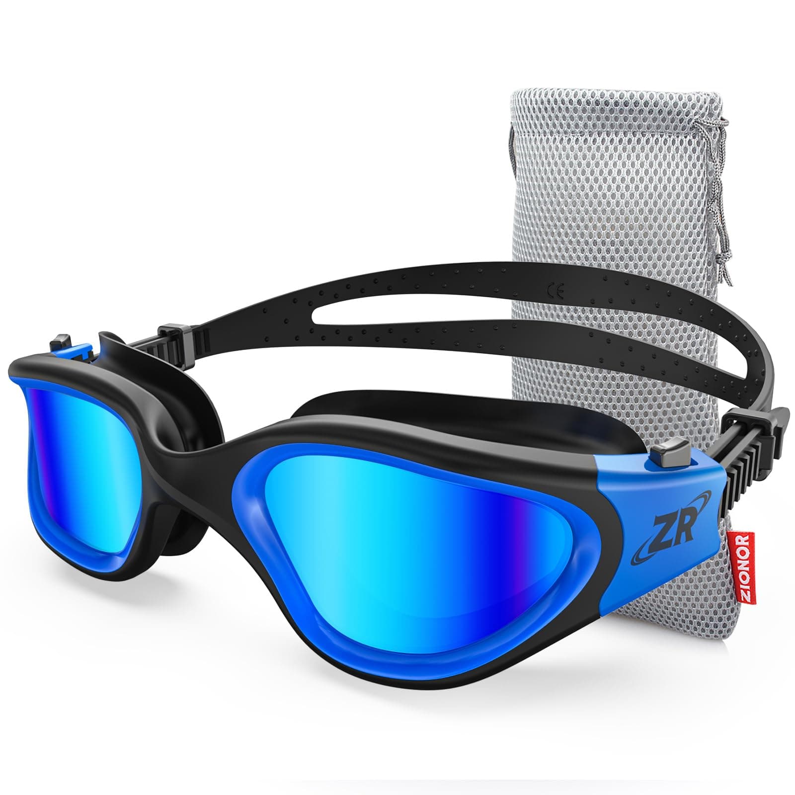 ZIONOR G1 - Gafas de natación polarizadas para unisex y adulto y mujer, anti niebla, 100% anti UV gafas de buceo