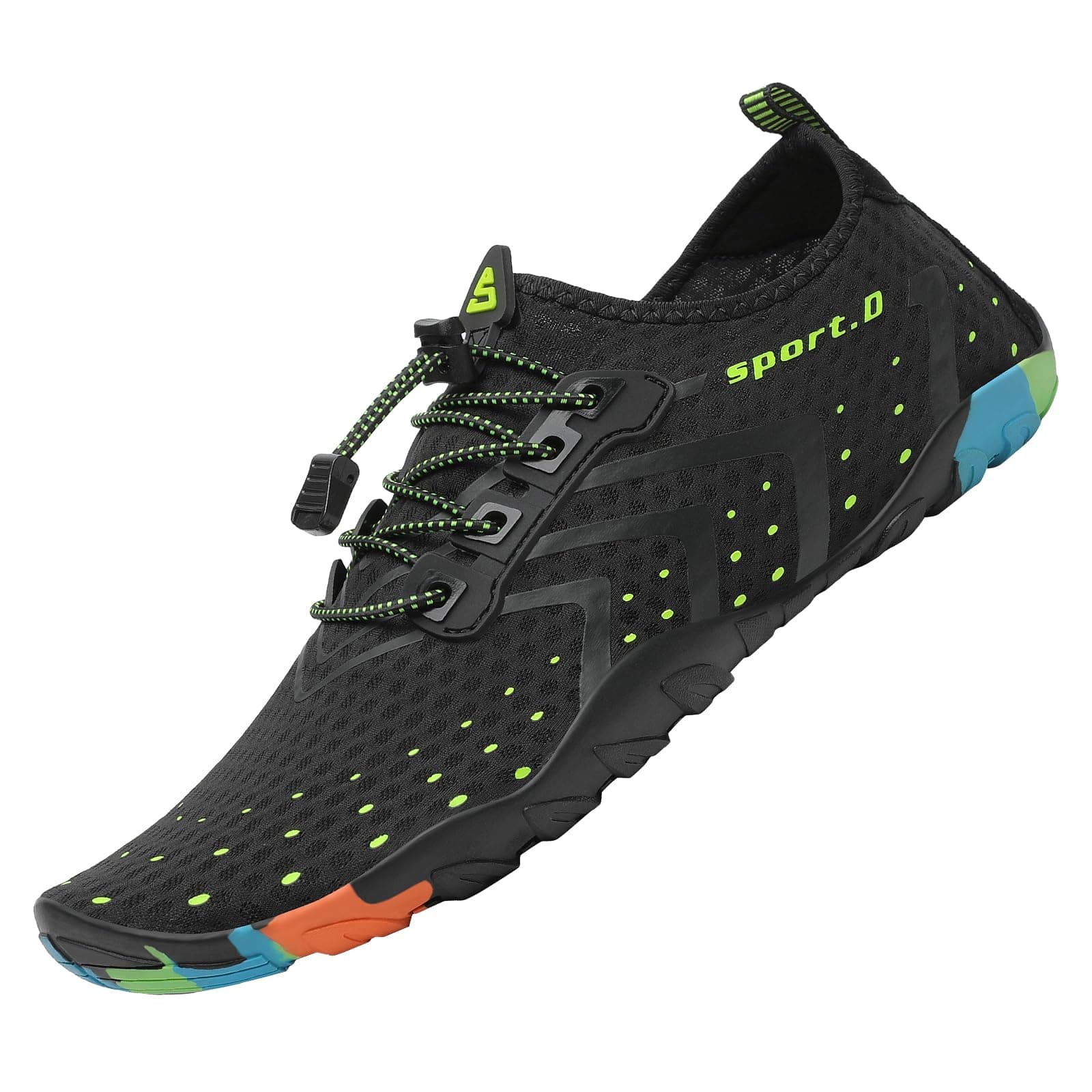 SAGUARO Badeschuhe Damen Herren Wasserschuhe Schwimmschuhe Schnelltrocken Aquaschuhe Strandschuhe Leicht Neoprenschuhe Surfschuhe rutschfeste Tauchschuhe Wassersportschuhe, 35-48 EU