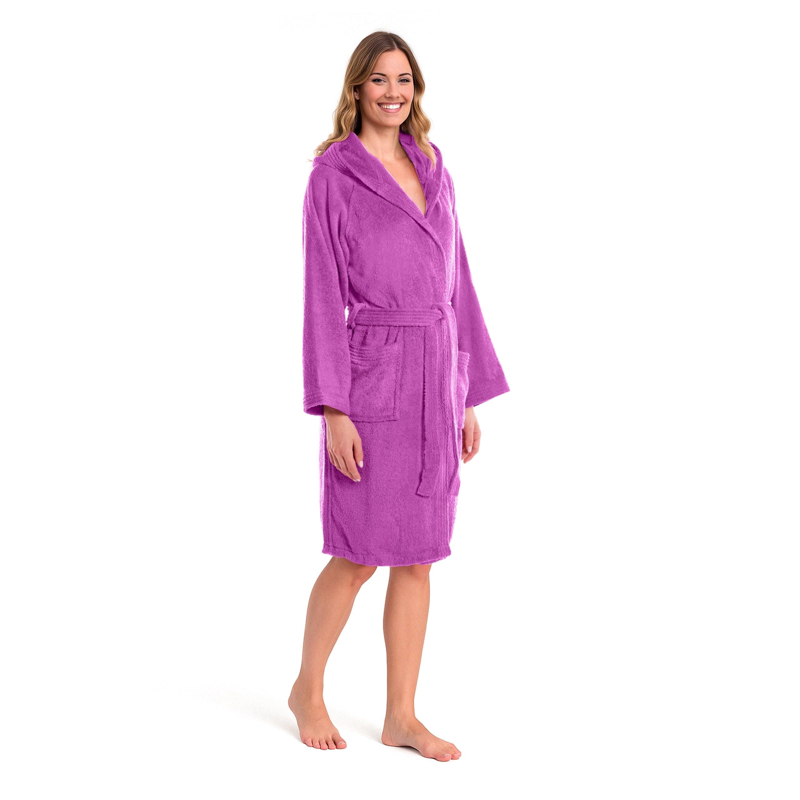 Caleffi - Accappatoio Uomo - Accappatoio Donna in Spugna di Cotone - Accappatoio Uomo Spugna Con Cappuccio - Accappatoio Piscina Palestra - Morbido e Assorbente, Asciugatura Rapida