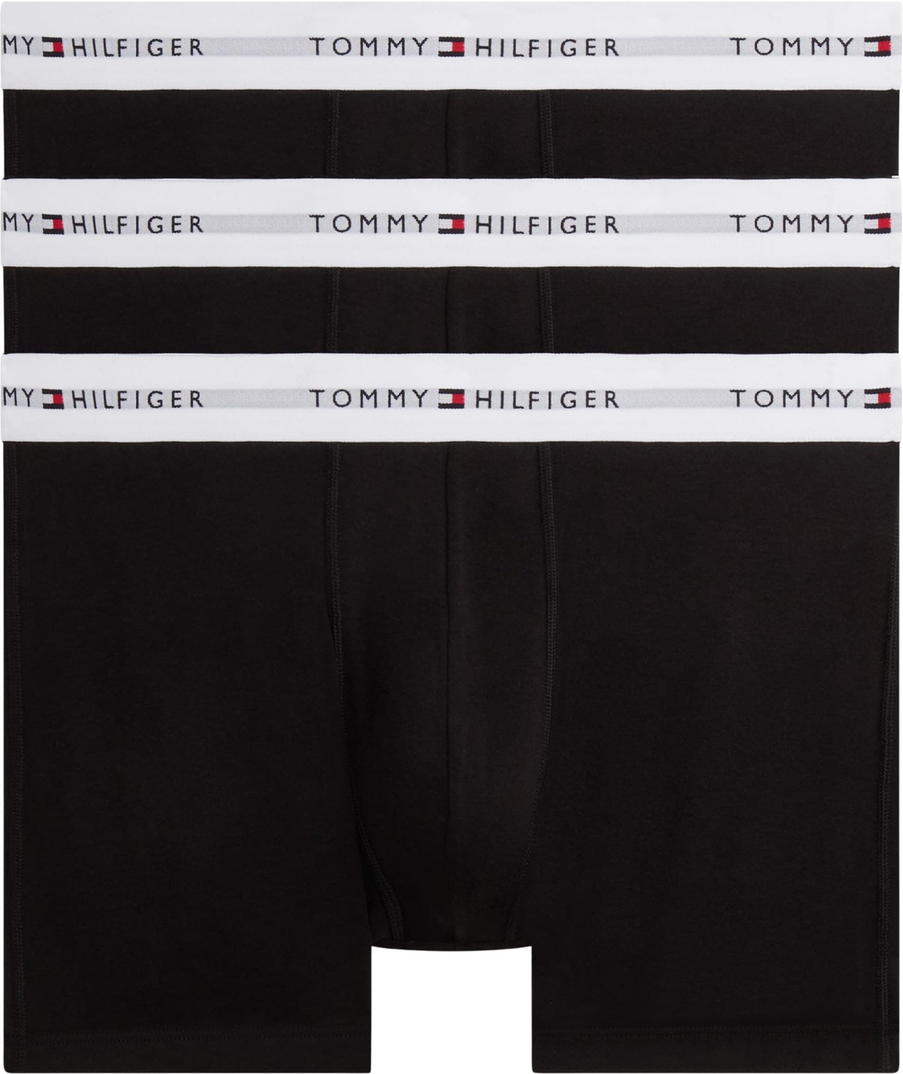 Tommy Hilfiger Herren 3er Pack Boxershorts Briefs mit Logobund
