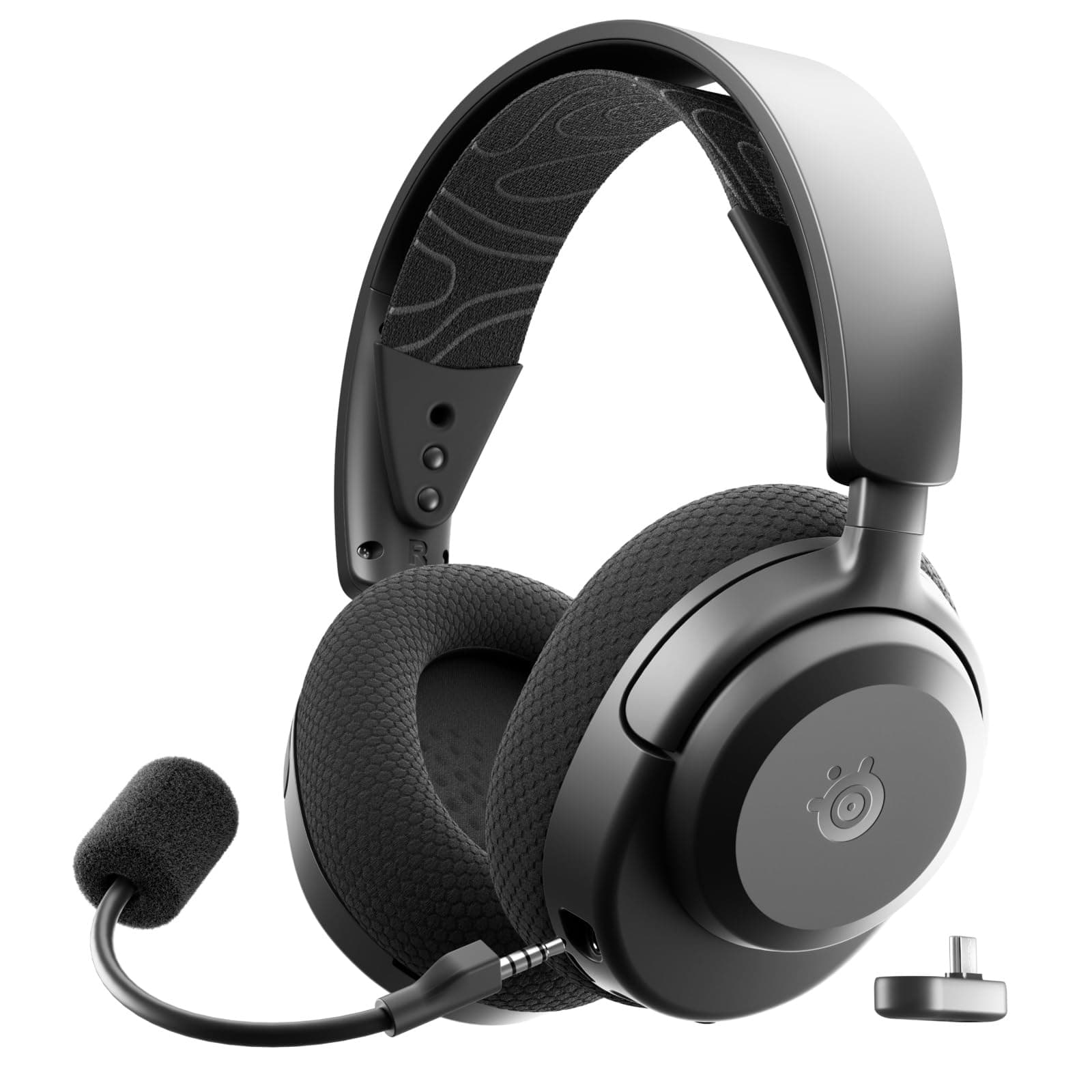 SteelSeries Arctis Nova 3X Wireless Auriculares Gaming multiplataforma - App - Batería 40h - Controladores magnéticos de neodimio - 2,4 GHz/Bluetooth - Micro extraíble - Xbox,PS, PC, Switch -Negro