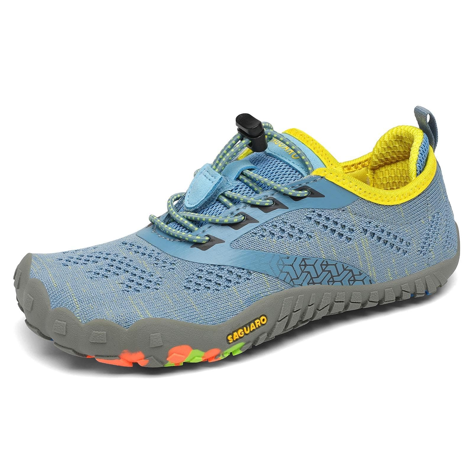 SAGUARO Minimalistas Barefoot Zapatillas de Trail Running Niños Zapatillas de Deporte Transpirables para Exterior Interior