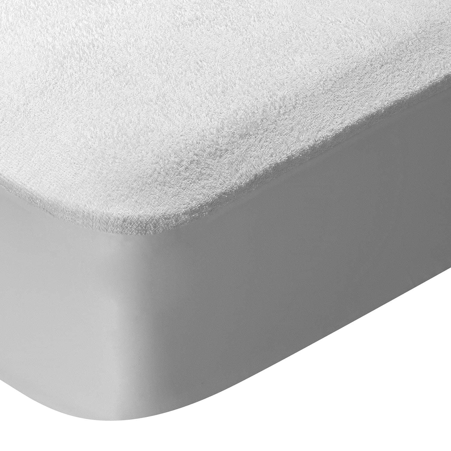 Pikolin Home - Protector de Colchón Impermeable Rizo y Transpirable Absorbente, Certificado Oeko-Tex, para Cama de 180, hasta 32 cm de Altura - Cubrecolchón 180 x 200 cm