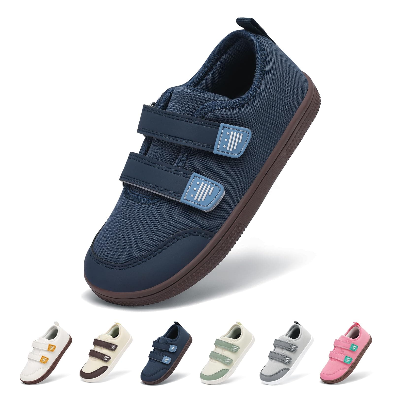 SAGUARO Barfußschuhe Kinder - Atmungsaktiv rutschfeste Leicht Weiche - Breite Zehenbox & Zero-Drop-Sohle,Gr.25-35