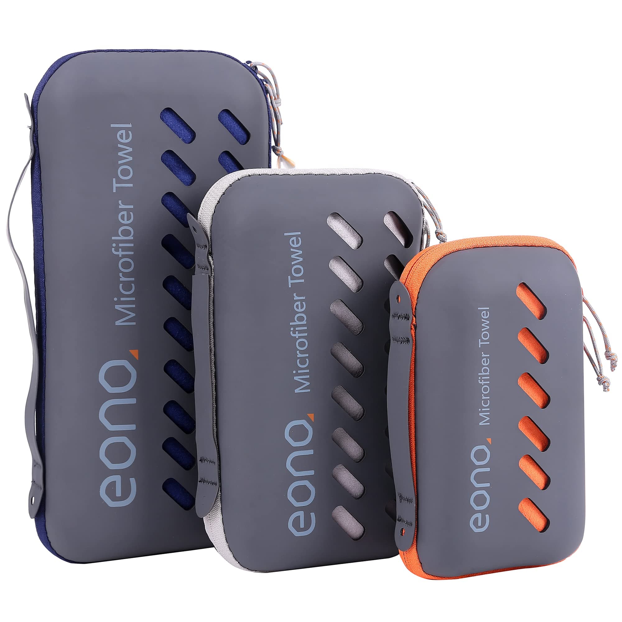 Eono Asciugamano in Microfibra, Spiaggia Si asciuga Rapidamente, Super Assorbente, Compatto, Perfetto per Lo Sport, Viaggi, Campeggio, Palestra, Piscina