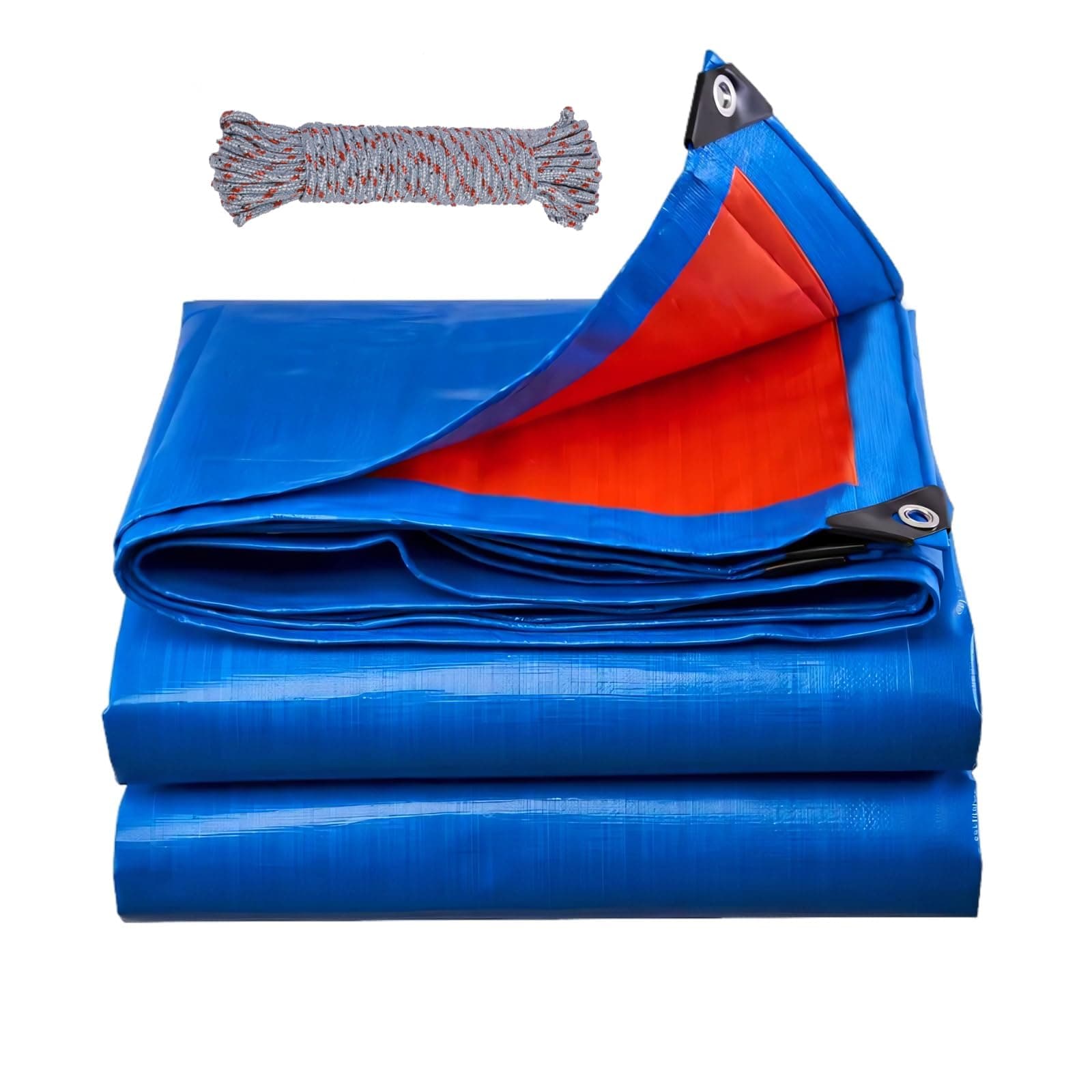 Telo Impermeabile Esterno 3x5m 180 g/m² PE con Rinforzato Occhielli, Telone Resistente ai Raggi UV Agli Strappi, Telo Protettivo Copertura Multiuso per Mobili da Giardino Barche Legno Piscina Camion