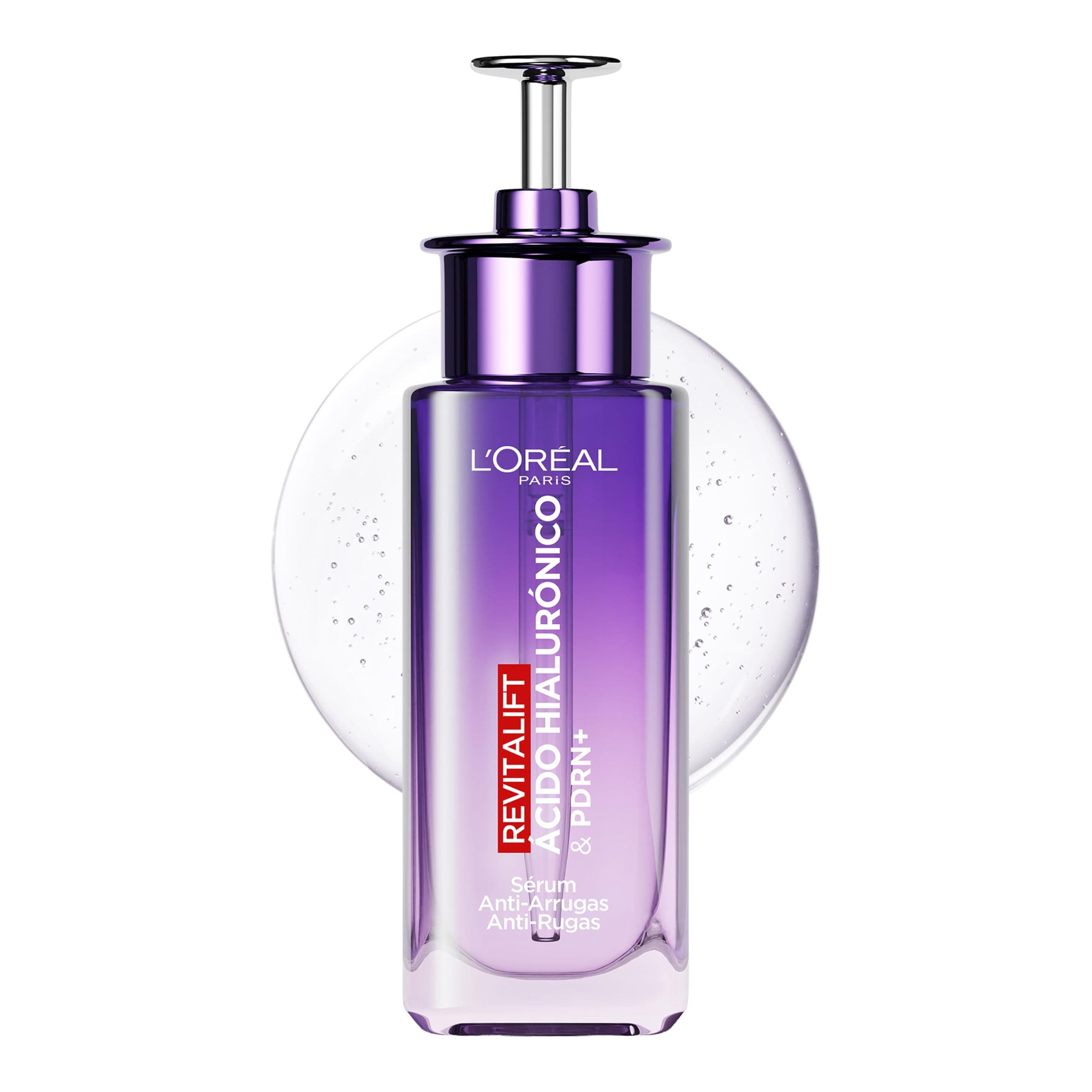 L'Oréal Paris Revitalift Filler Sérum Facial Ácido Hialurónico y PDRN, 30ml | Ácido Hialurónico y PDRN, Rellena Arrugas Profundas en 1H, Hidratación Intensa 48H e Ilumina al Instante, Revitalift Filler