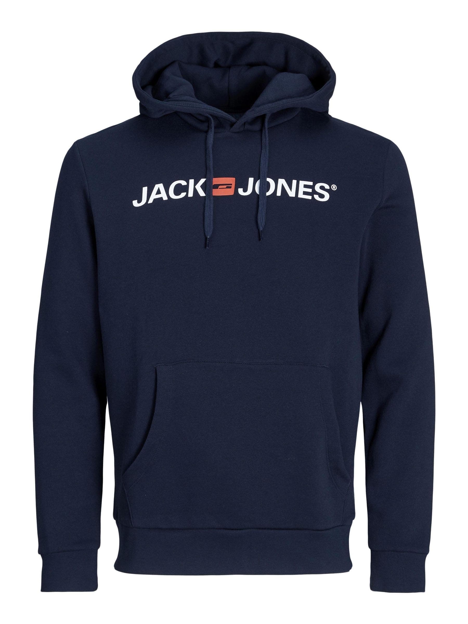 JACK & JONES Male Kapuzenpullover Logo Kapuzenpullover