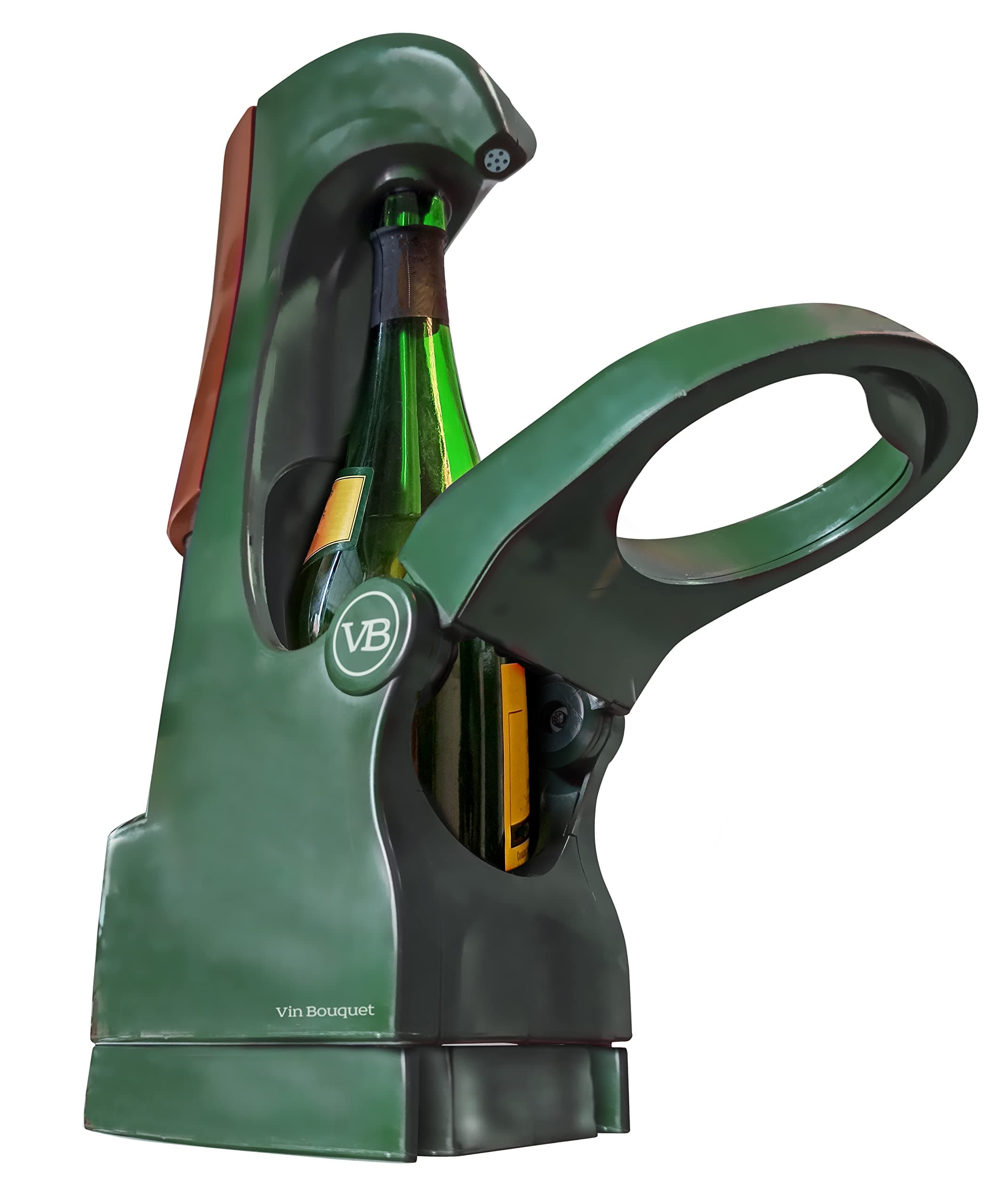 VB VIN BOUQUET FIA 936 Escanciador de Sidra Manual Plis Plas, Incluye Adaptador de Botella Vasca, Verde