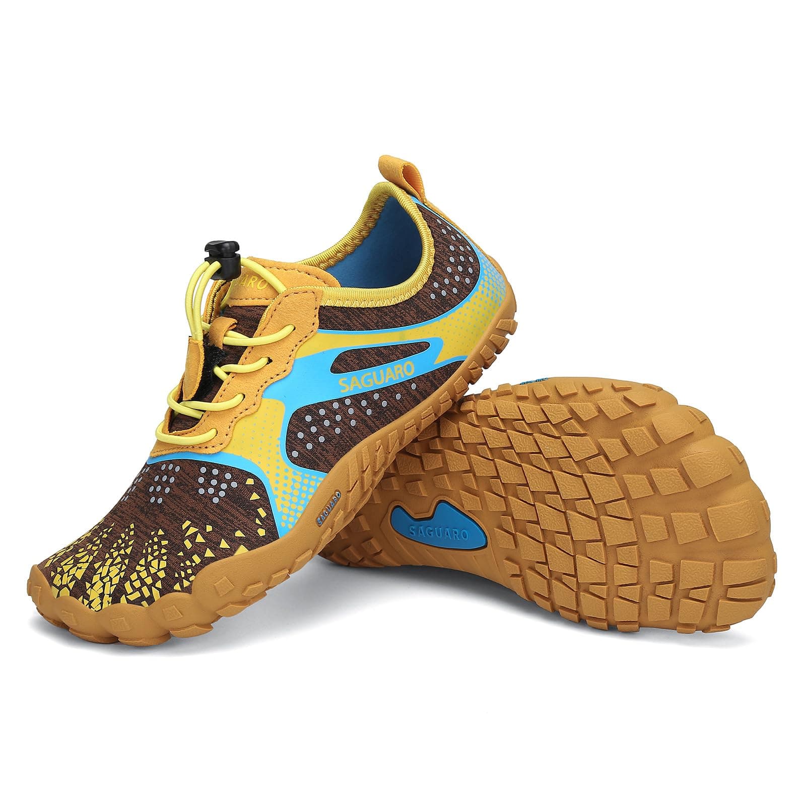 SAGUARO Barefoot Zapatillas Minimalista Comodas Zapatillas de Trail Running per Niños Niñas, Gr.24-36