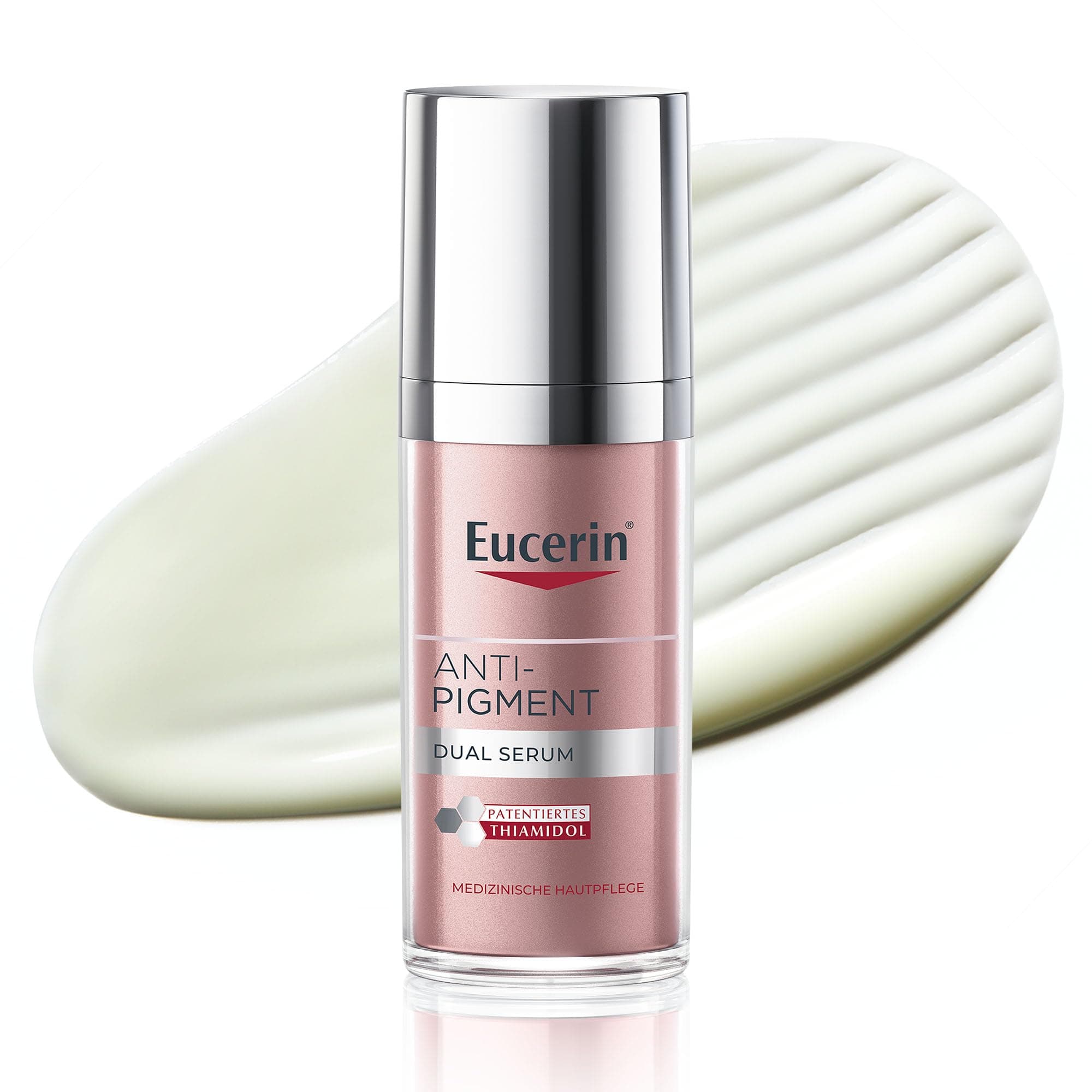 Eucerin Anti-Pigment Dual Serum 30 ml, Gesichtsserum zur Behandlung von Pigmentflecken und ungleichmäßigem Hautton, Formel mit Thiamidol und Hyaluronsäure