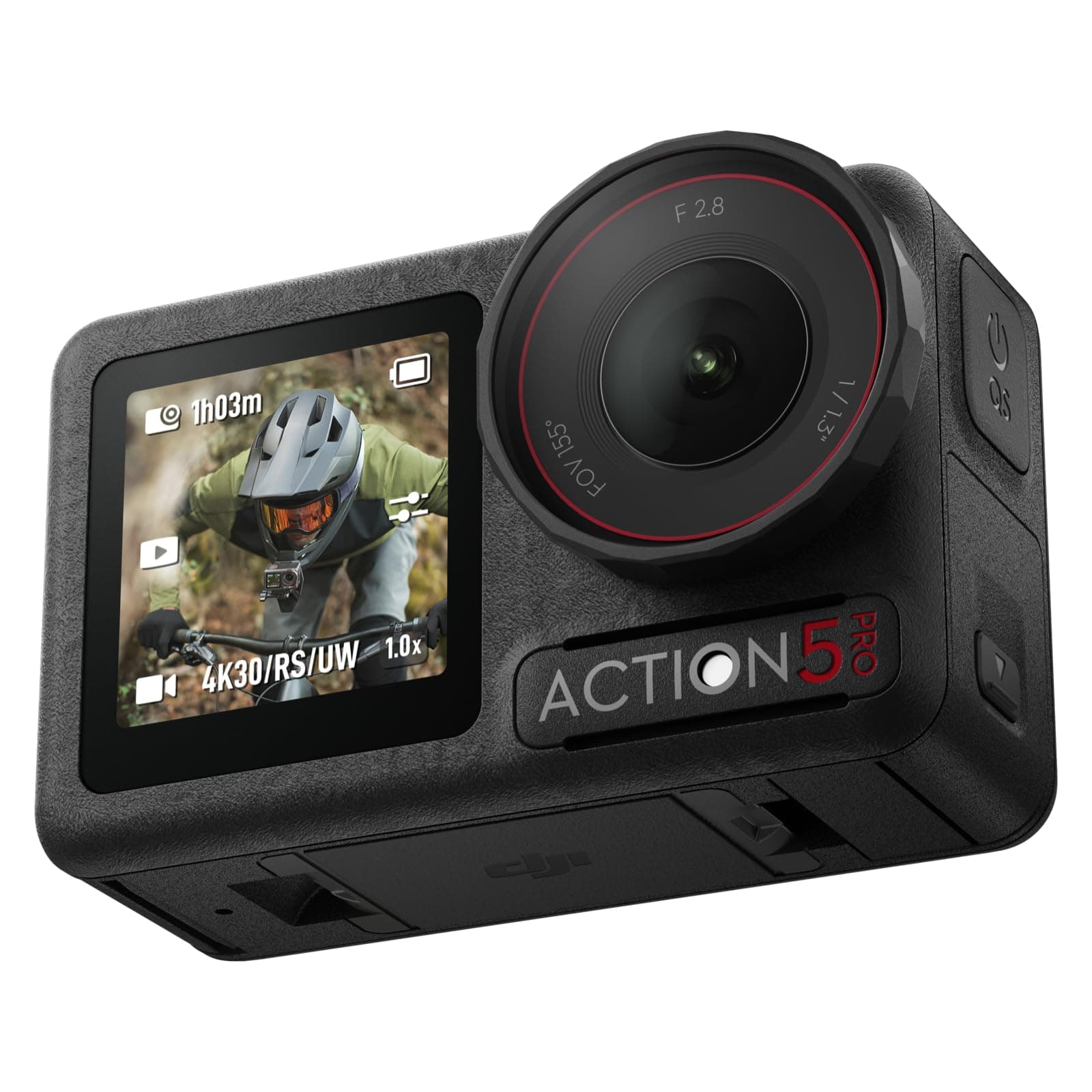 DJI Osmo Action 5 Pro Standard Combo, Action Cam 4K mit 1/1,3" Sensor, 4K/120fps Videokamera, Motivverfolgung, Stabilisierung, Kamera Dual OLED Touchscreens, Unterwasserkamera Ideal für Sport, Vlog