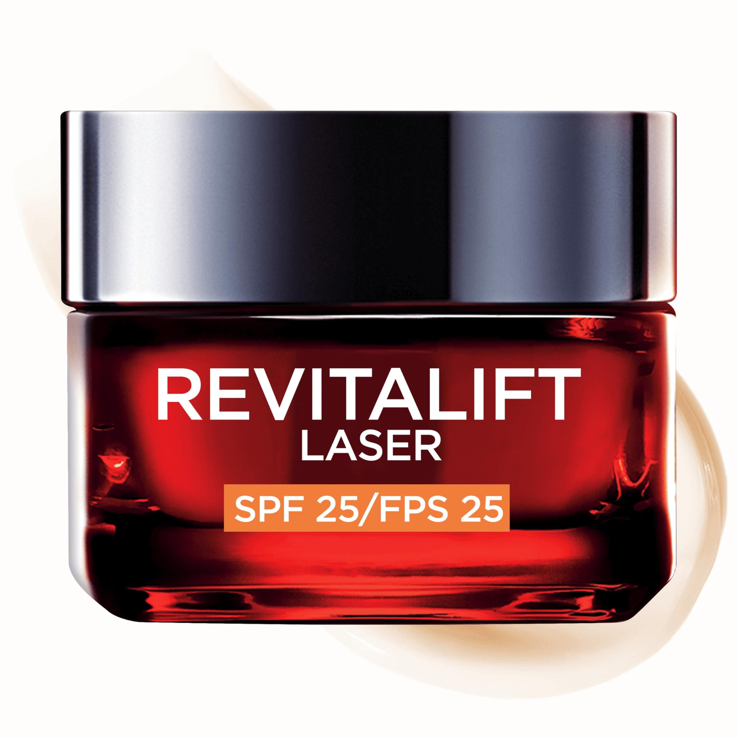 L'Oréal Paris Revitalift Láser Crema de Día Anti-Edad Triple Acción, Protección Solar SPF 25, 50 ml