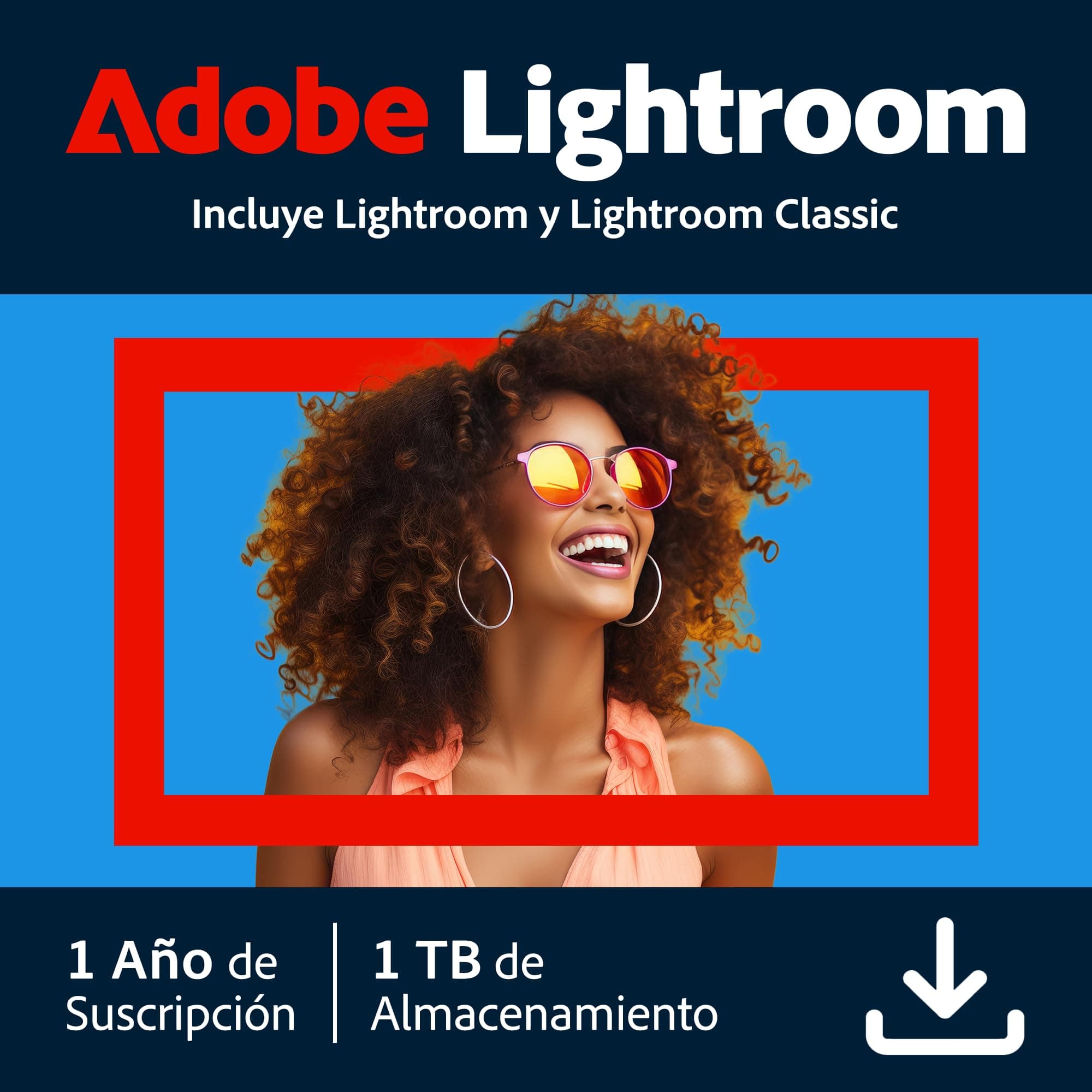 Adobe Lightroom and Lightroom Classic 1TB | Código de activación enviado por email