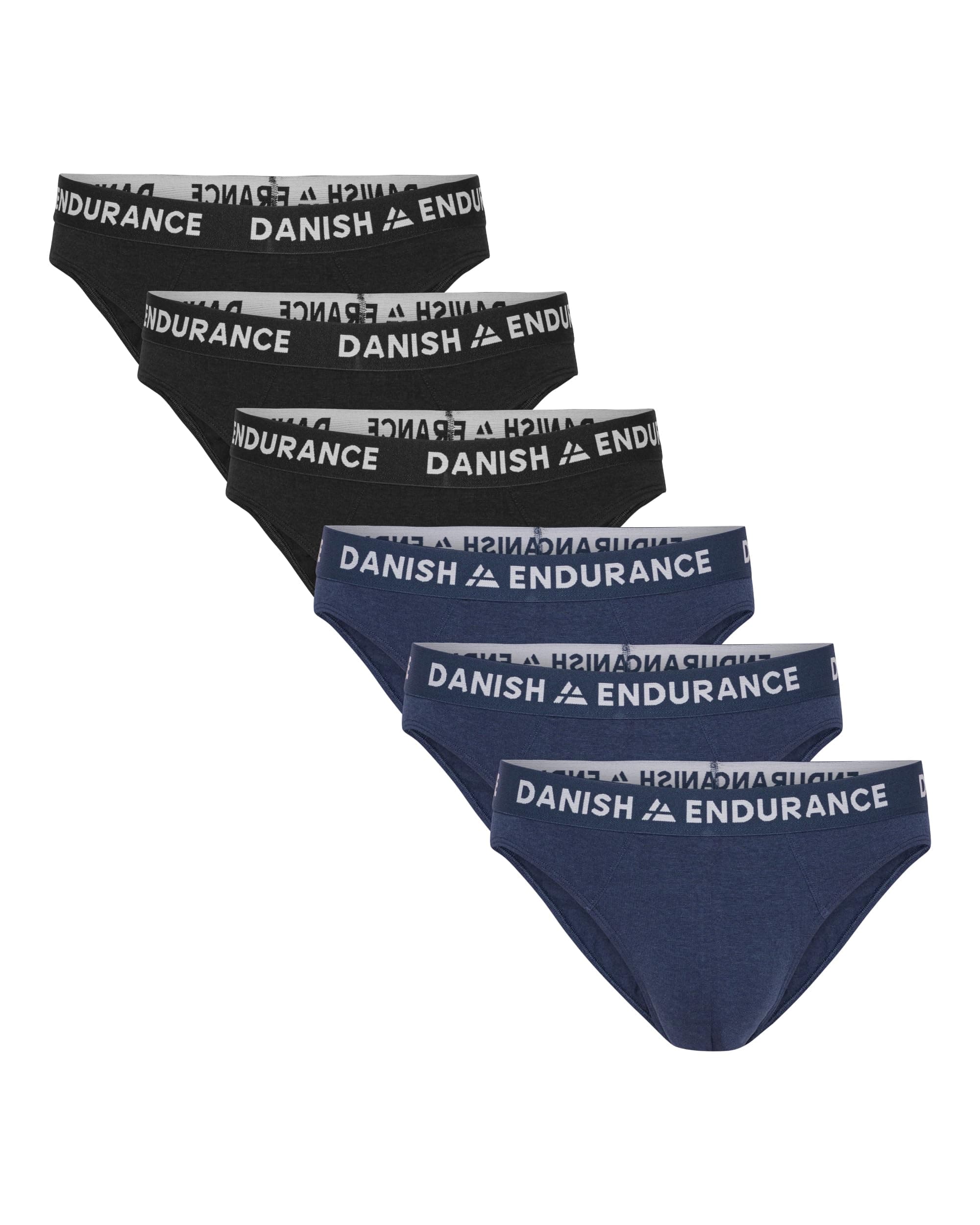 DANISH ENDURANCE Calzoncillos Hombre Slip de Bambu, Slips Hombre Ultra Suaves, Pack de 6 - Ropa Hombre, Ropa Interior