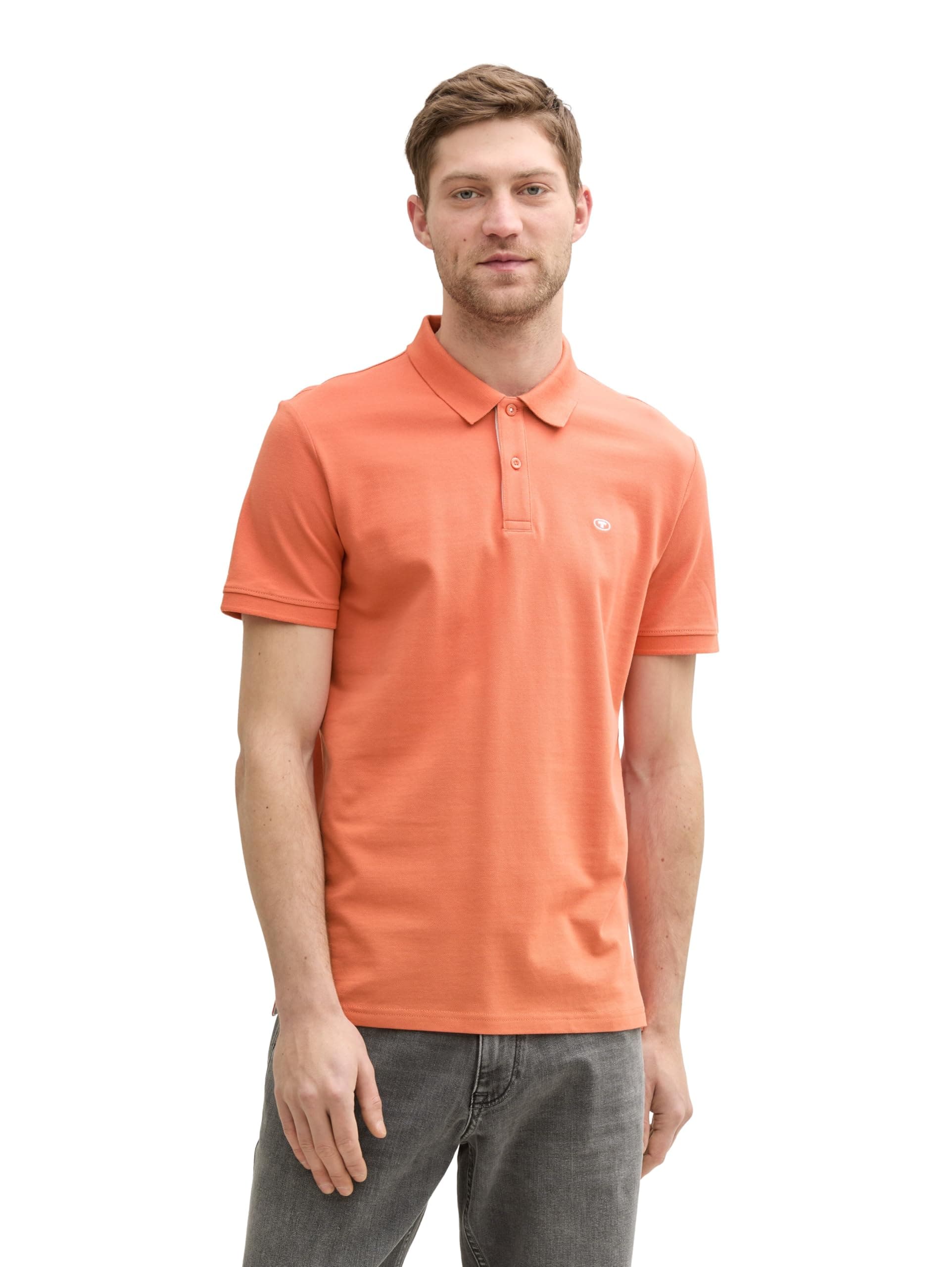 TOM TAILOR Herren Basic Piqué Poloshirt