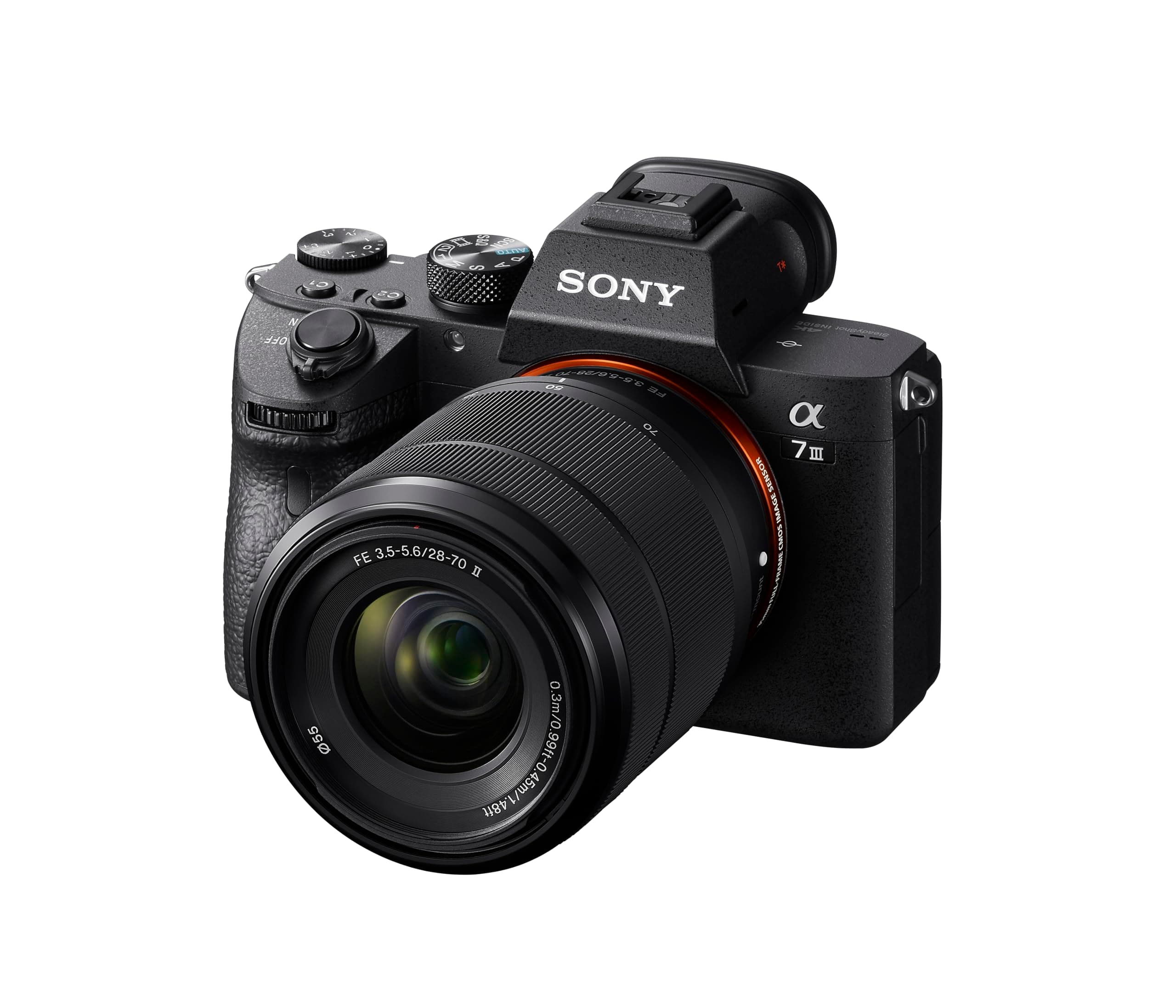 Sony Alpha 7 III Fotocamera full frame con obiettivo 28-70 mm – 24,2 MP, video 4K, autofocus veloce da 0,02 s, scatto continuo da 10 fps, stabilizzazione a 5 assi, ideale per foto e video