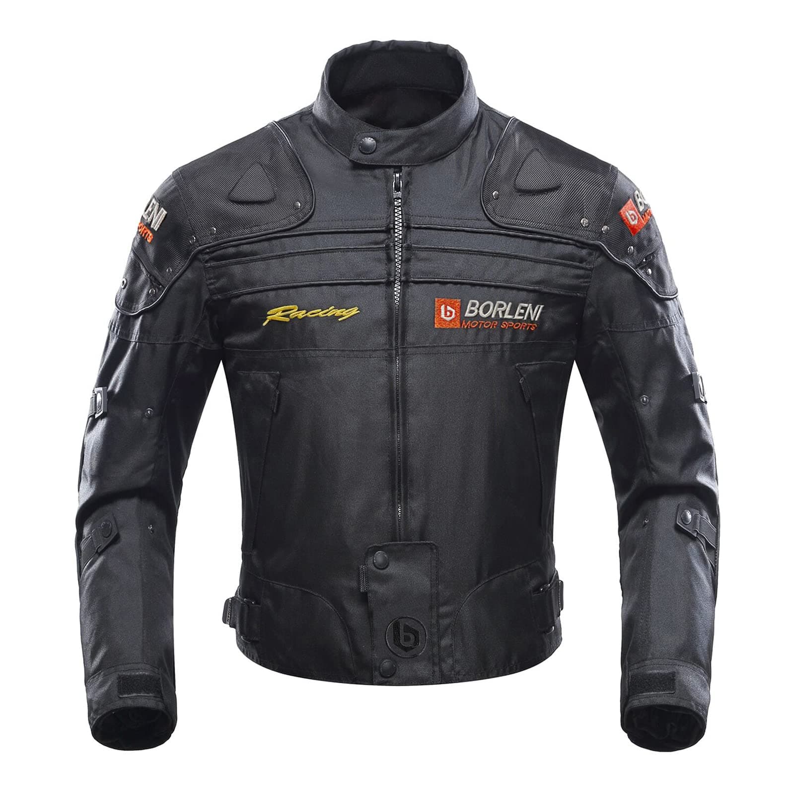 BORLENI Chaqueta de moto a prueba de viento motocicleta armadura de equipo de protección otoño invierno verano para hombre de toda estaciòn XL
