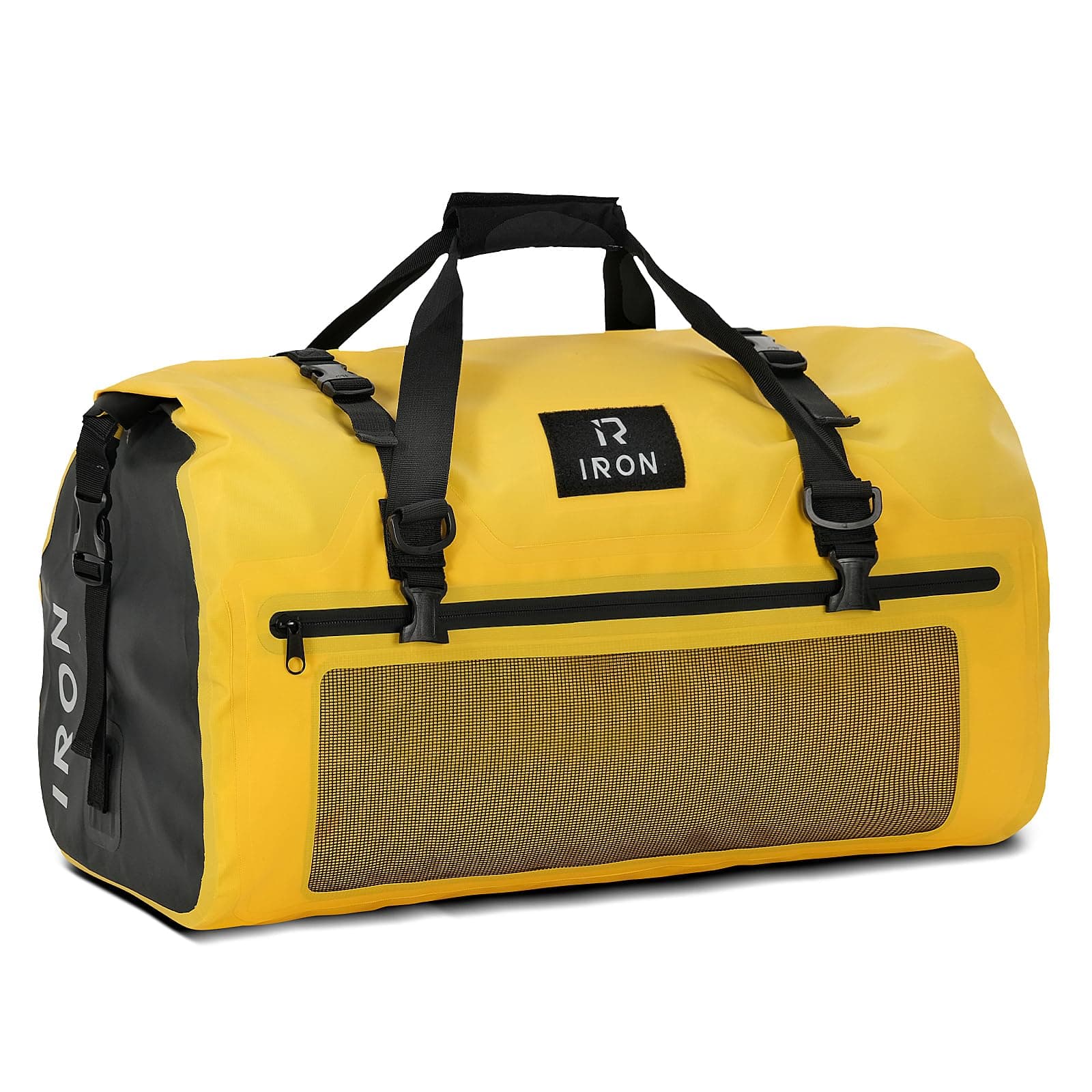 BORLENI Borsa da Moto Impermeabile 30L – Borsa Sella Moto Posteriore con Chiusura Rolltop, Cinghie Rapide & Sistema MOLLE, Sacco da Viaggio per Motociclismo, Camping & Outdoor